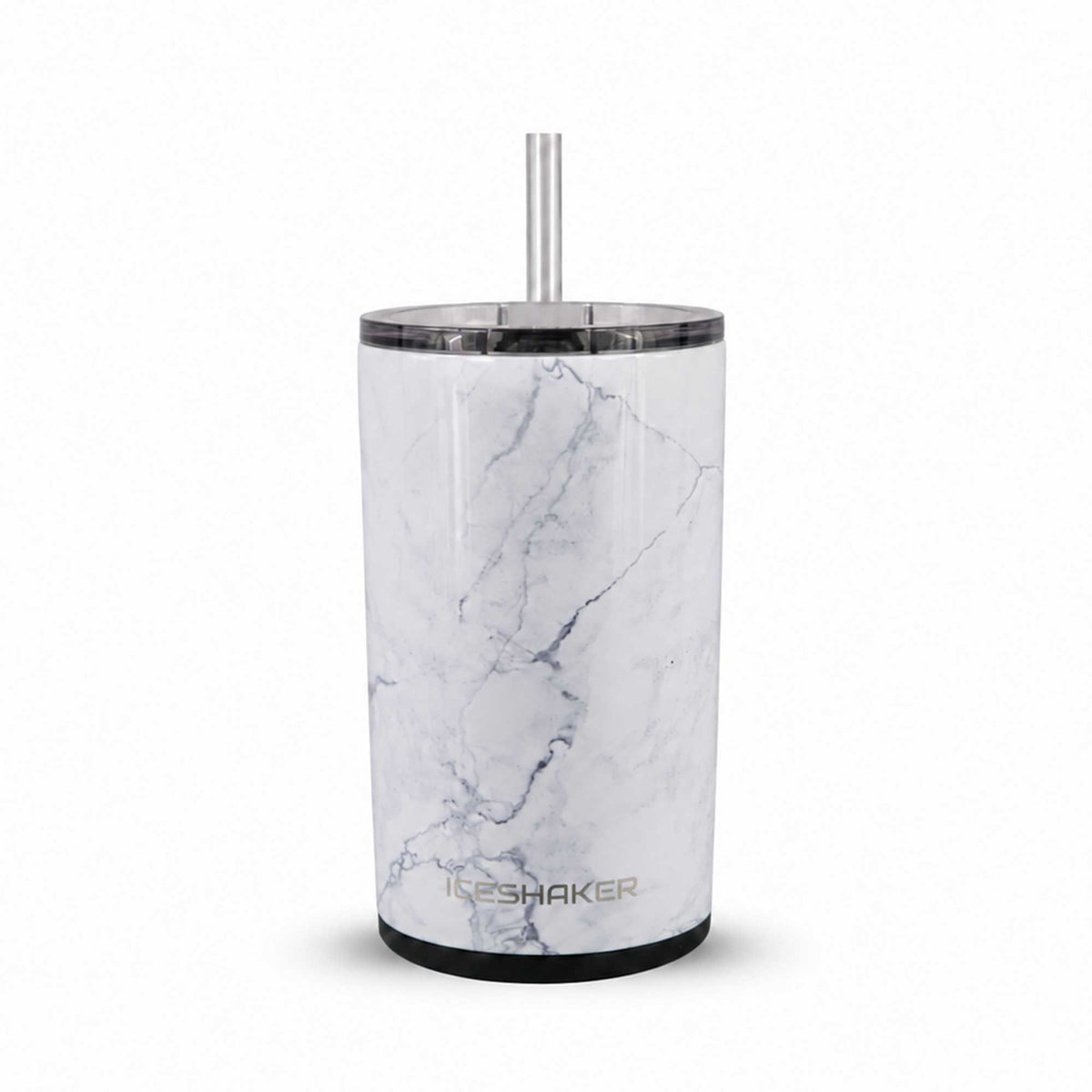 12oz Stainless Steel Mini Tumbler - White Marble