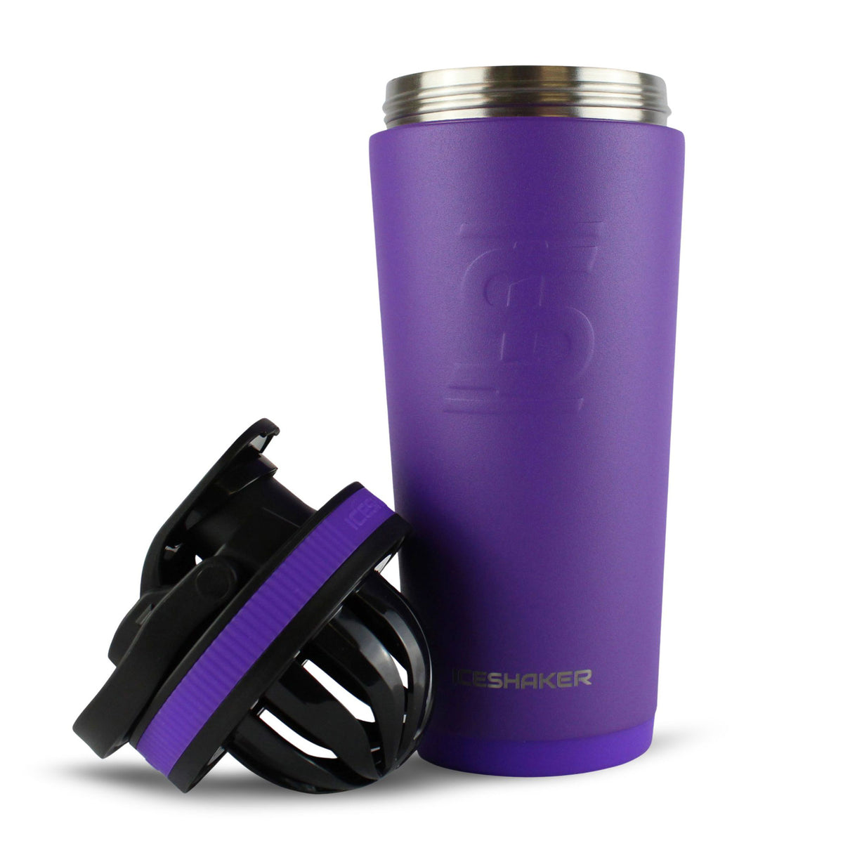 Purple 26oz Ice Shaker Bundle