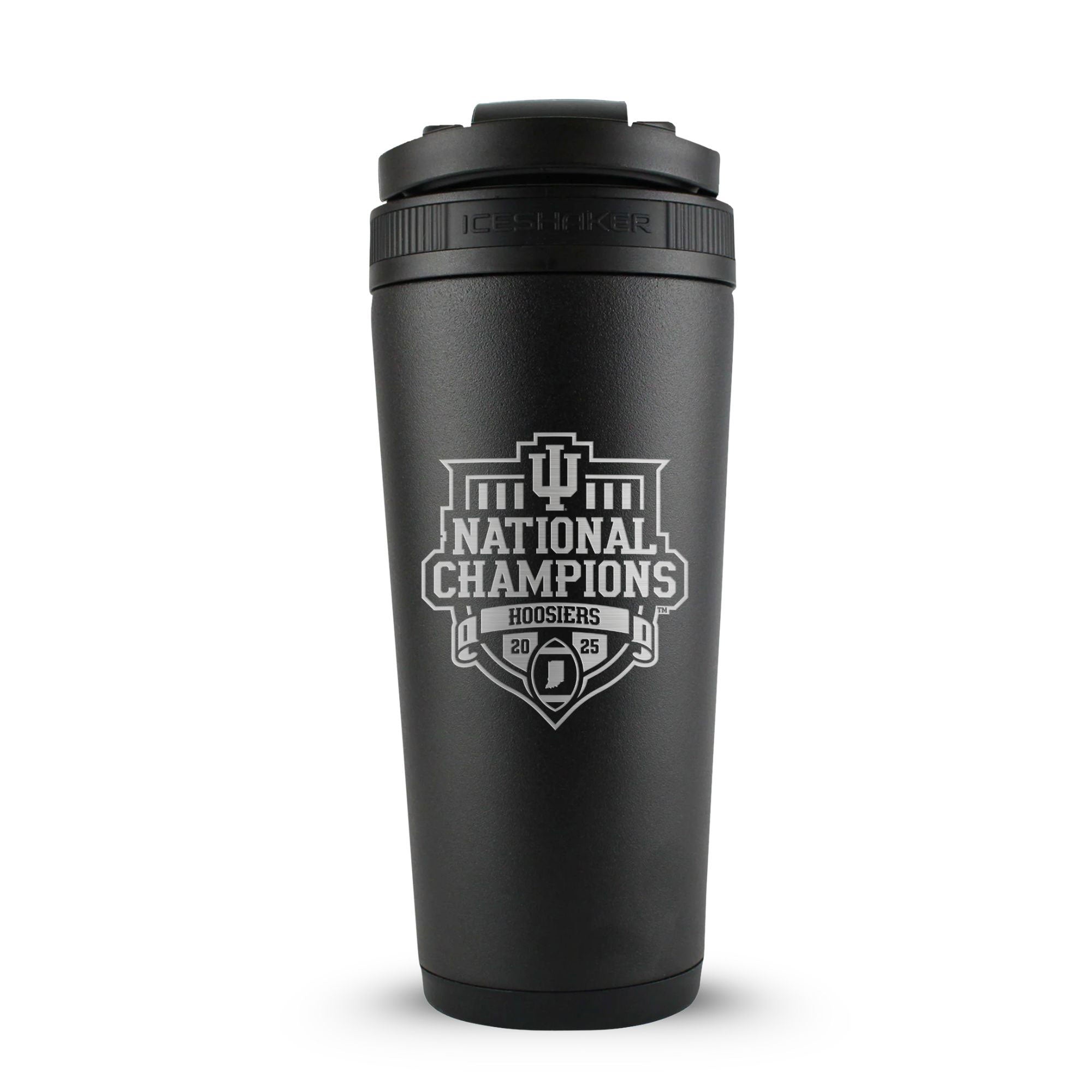 Official NCAA 2025 Indiana Hoosiers National Football Champions 26oz Ice Shaker