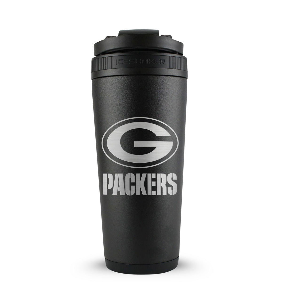 Officially Licensed Green Bay Packers 26oz Ice Shaker - Black