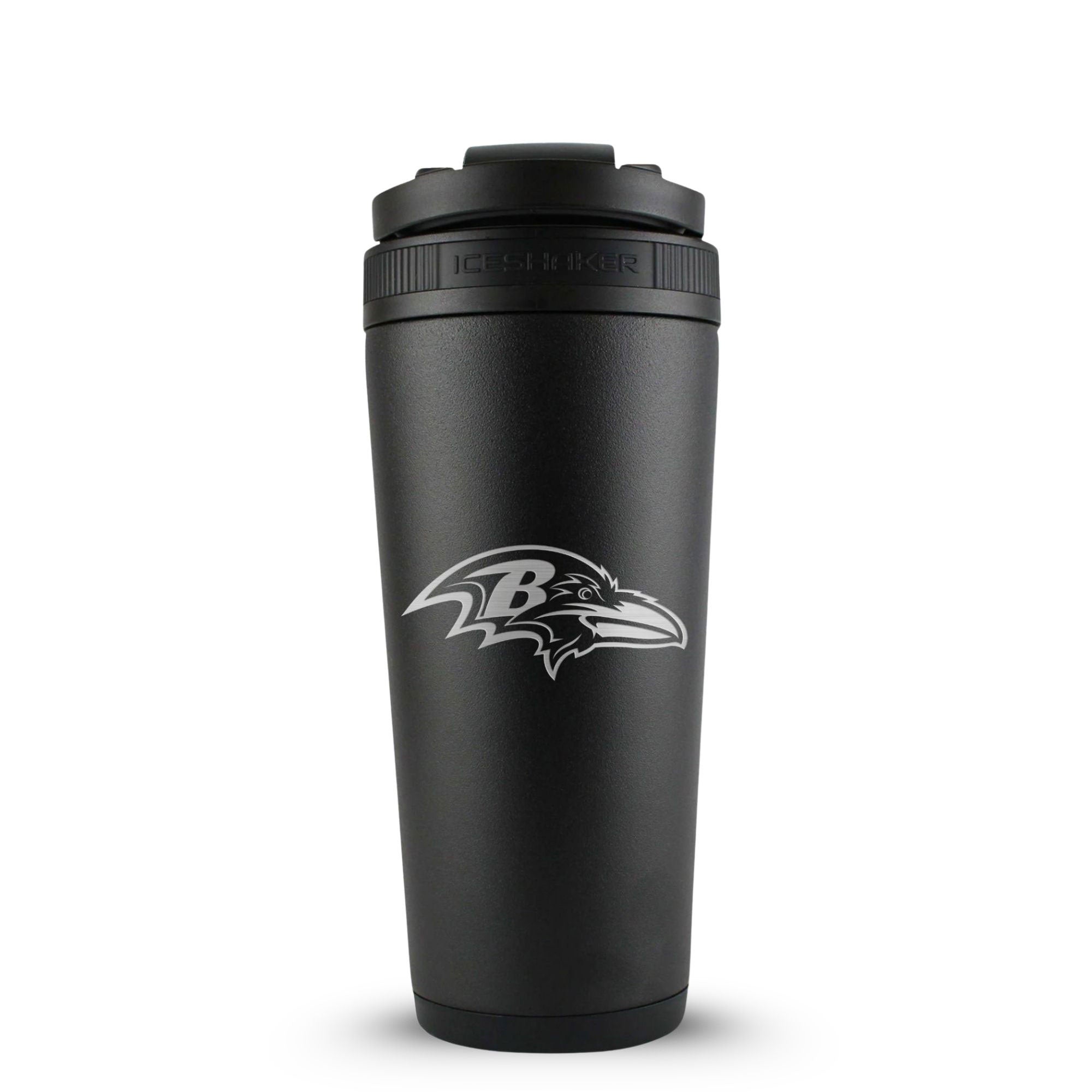 Officially Licensed Baltimore Ravens 26oz Ice Shaker - Black