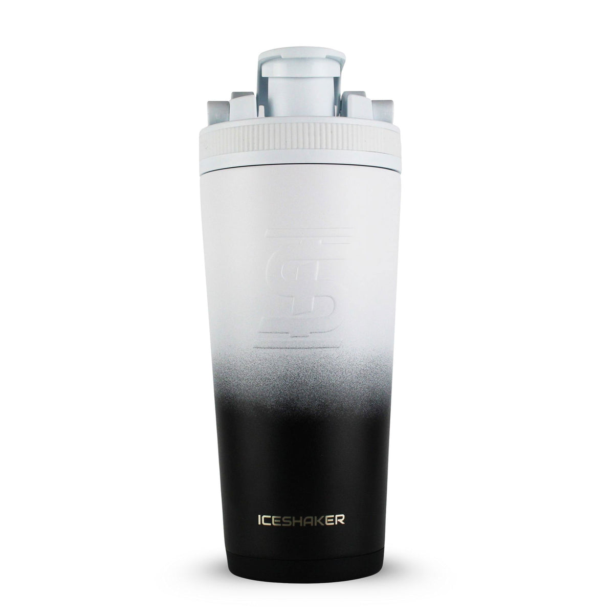 CUSTOM 26oz Ice Shaker - Black White Ombre
