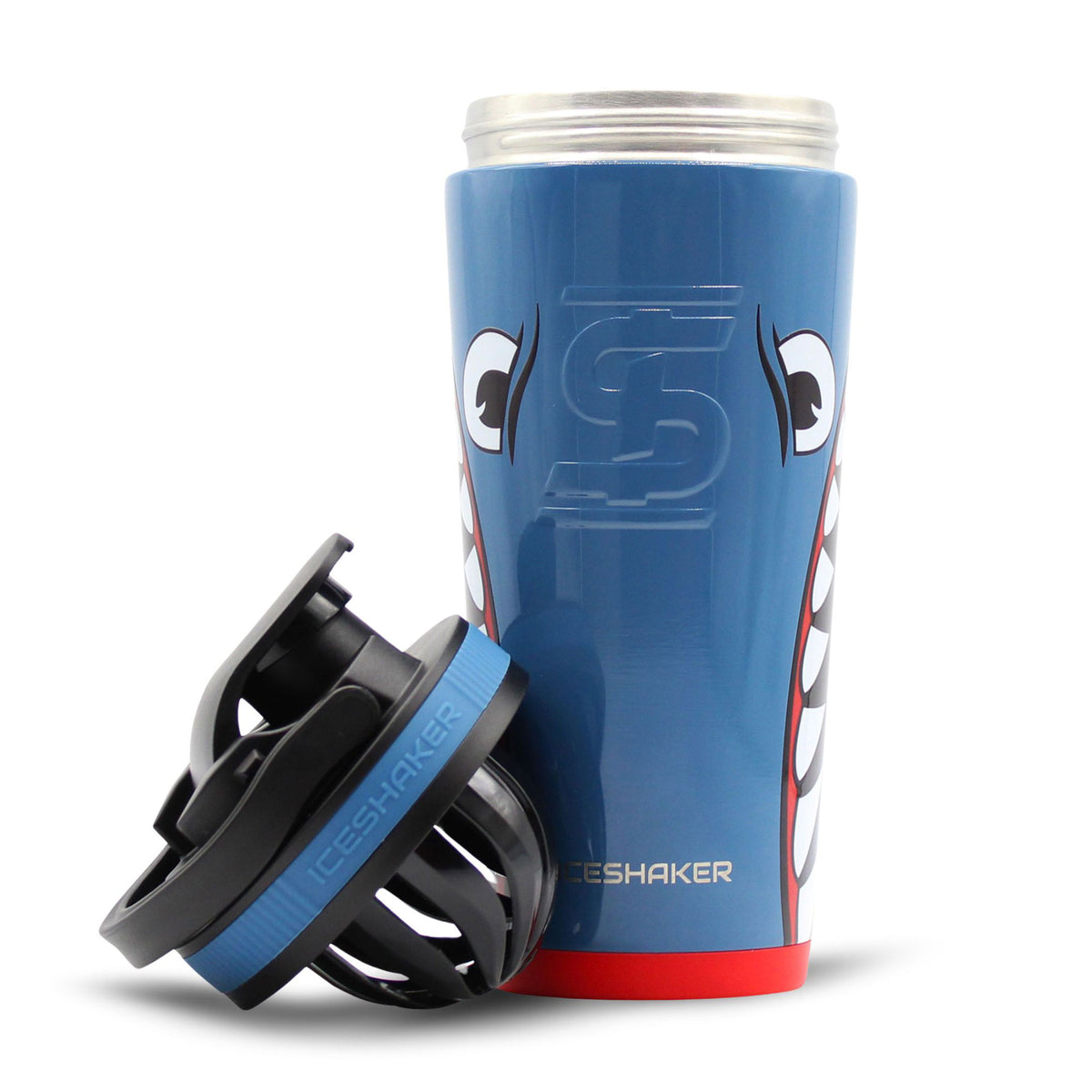 Blue Bomber 26oz Ice Shaker Bundle