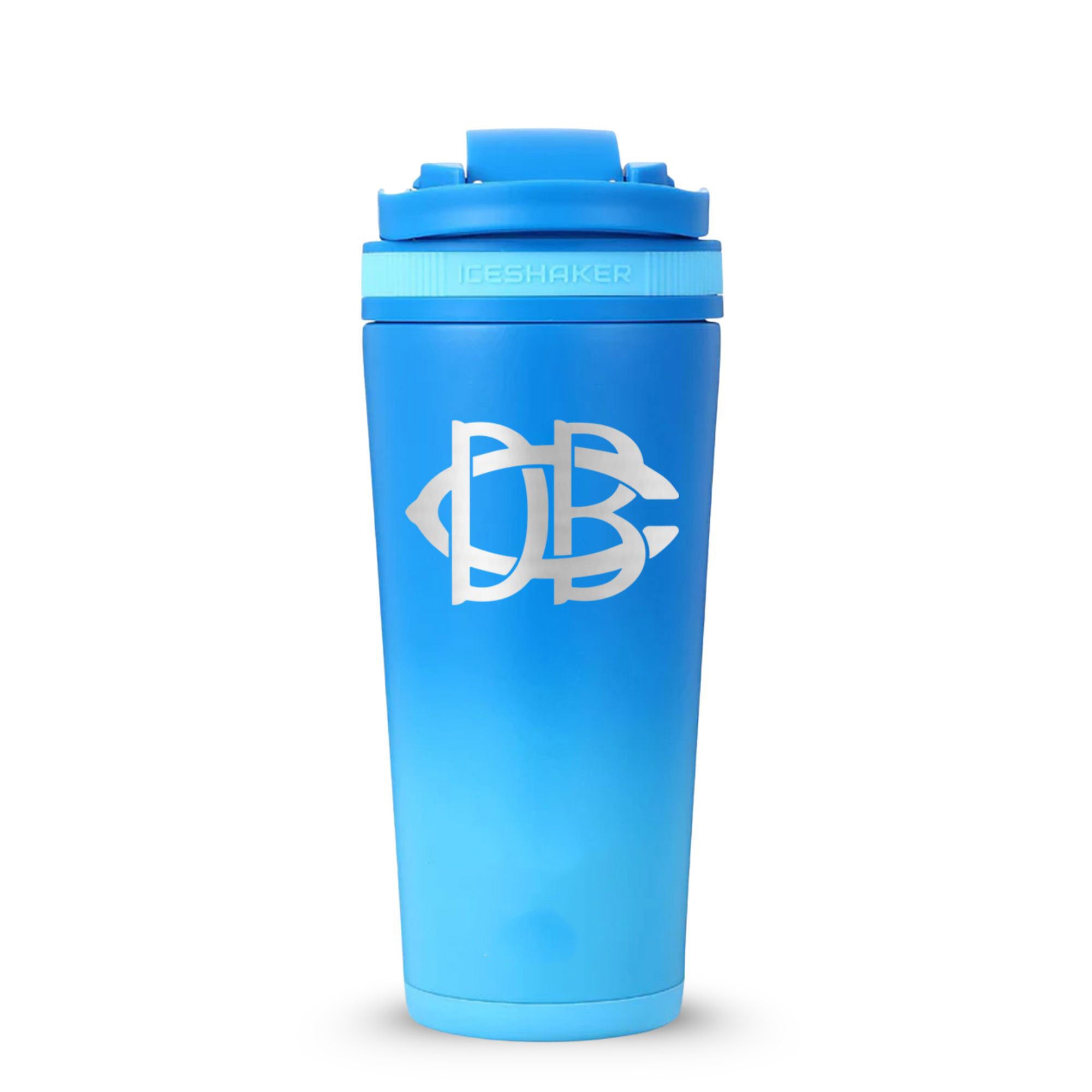 Custom DBC Baseball 26oz Ice Shaker - Color Rush Blue