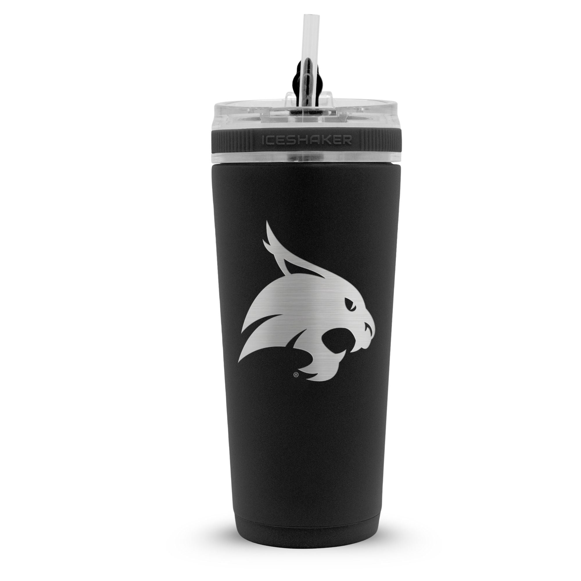 Officially Licensed Texas State Bobcats 26oz Flex Bottle - Black