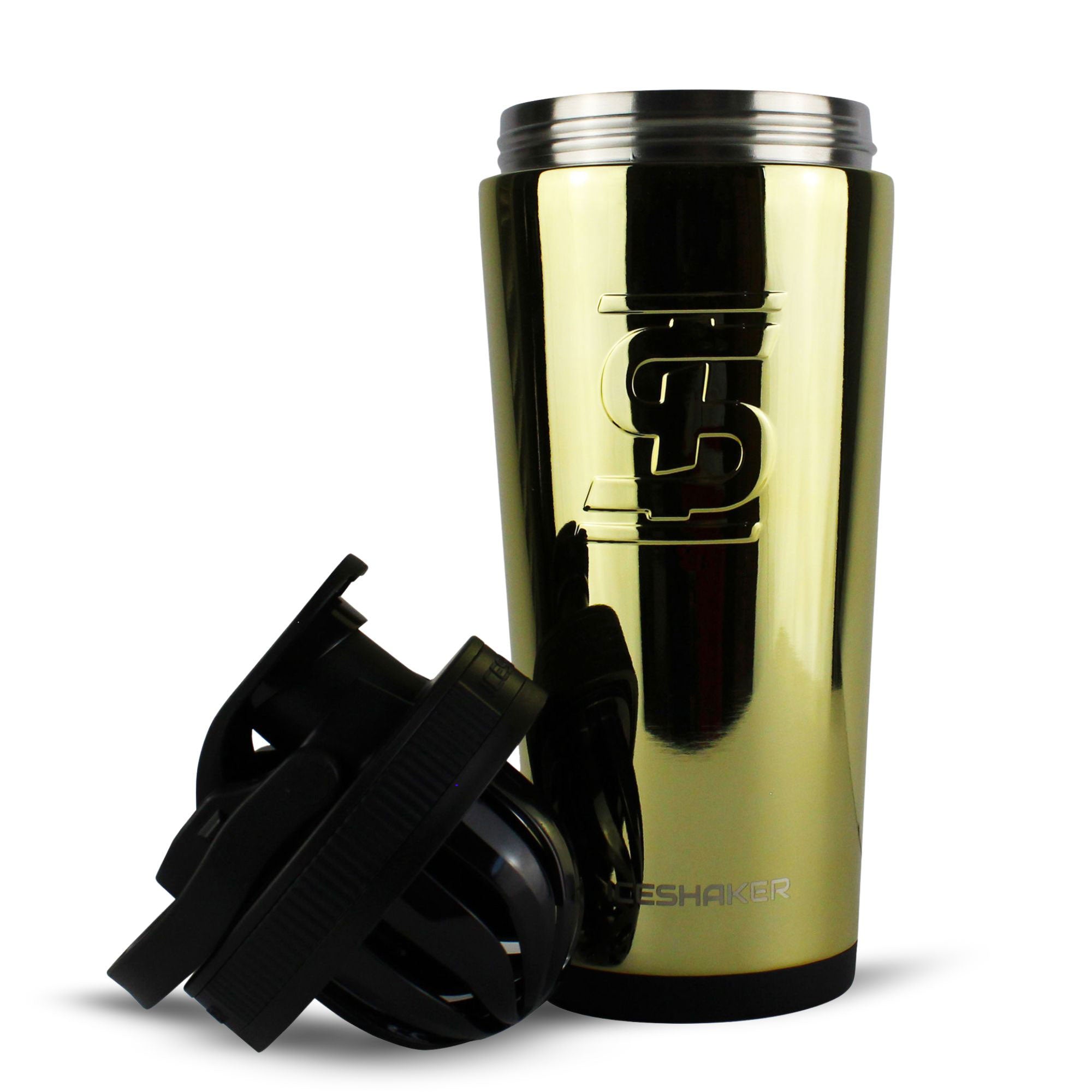 Gold 26oz Ice Shaker Bundle