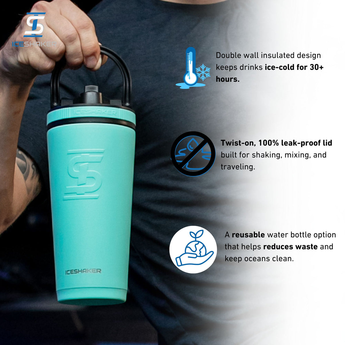 Officially Licensed Utah Mammoth 26oz Ice Shaker