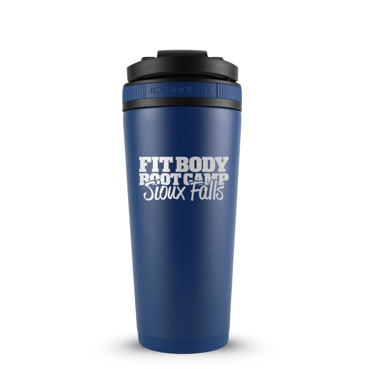 CUSTOM Sioux Falls Fit Body Boot Camp 26oz Ice Shaker - Navy