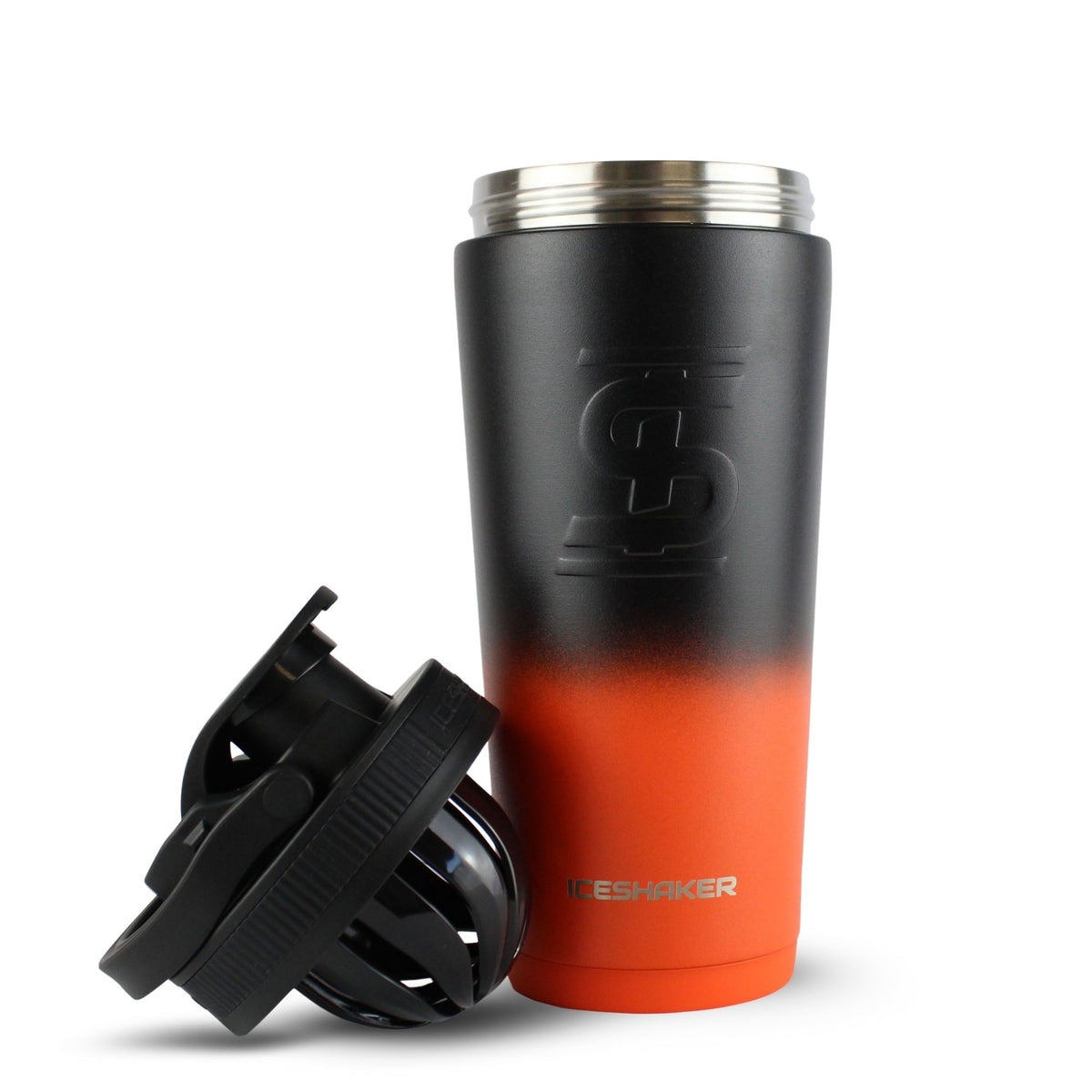 26oz Ice Shaker - Orange Black Ombre