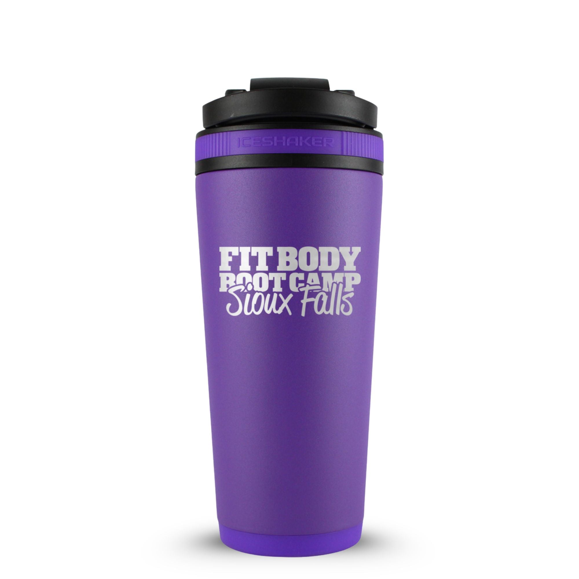 CUSTOM Sioux Falls Fit Body Boot Camp 26oz Ice Shaker - Purple