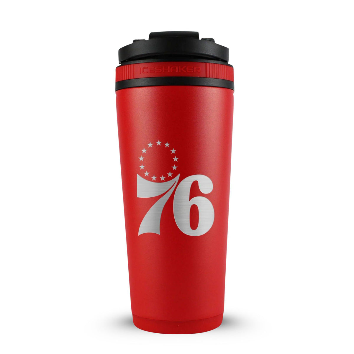 Officially Licensed Philadelphia 76ers 26oz Ice Shaker - Red