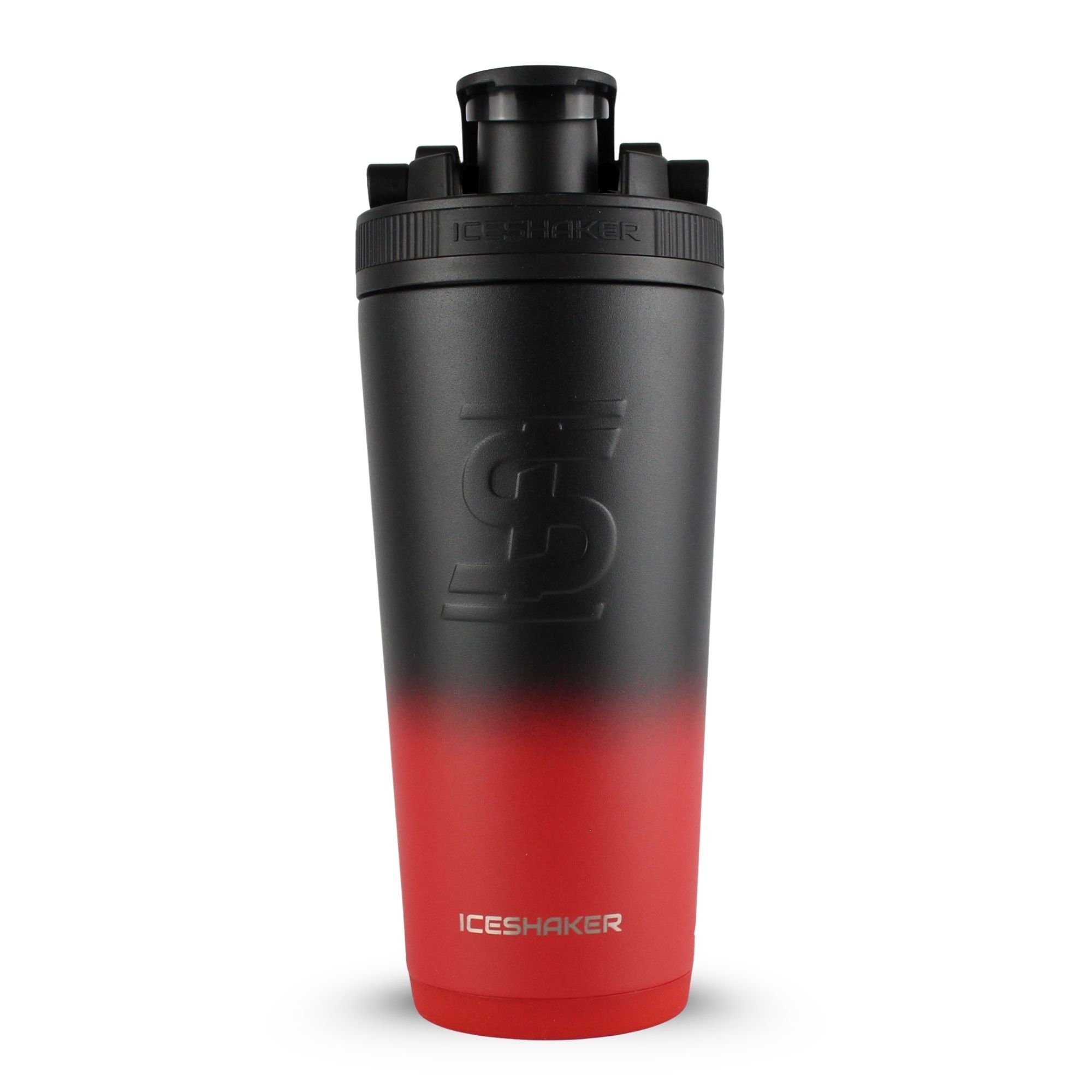 26oz Ice Shaker - Red Black Ombre