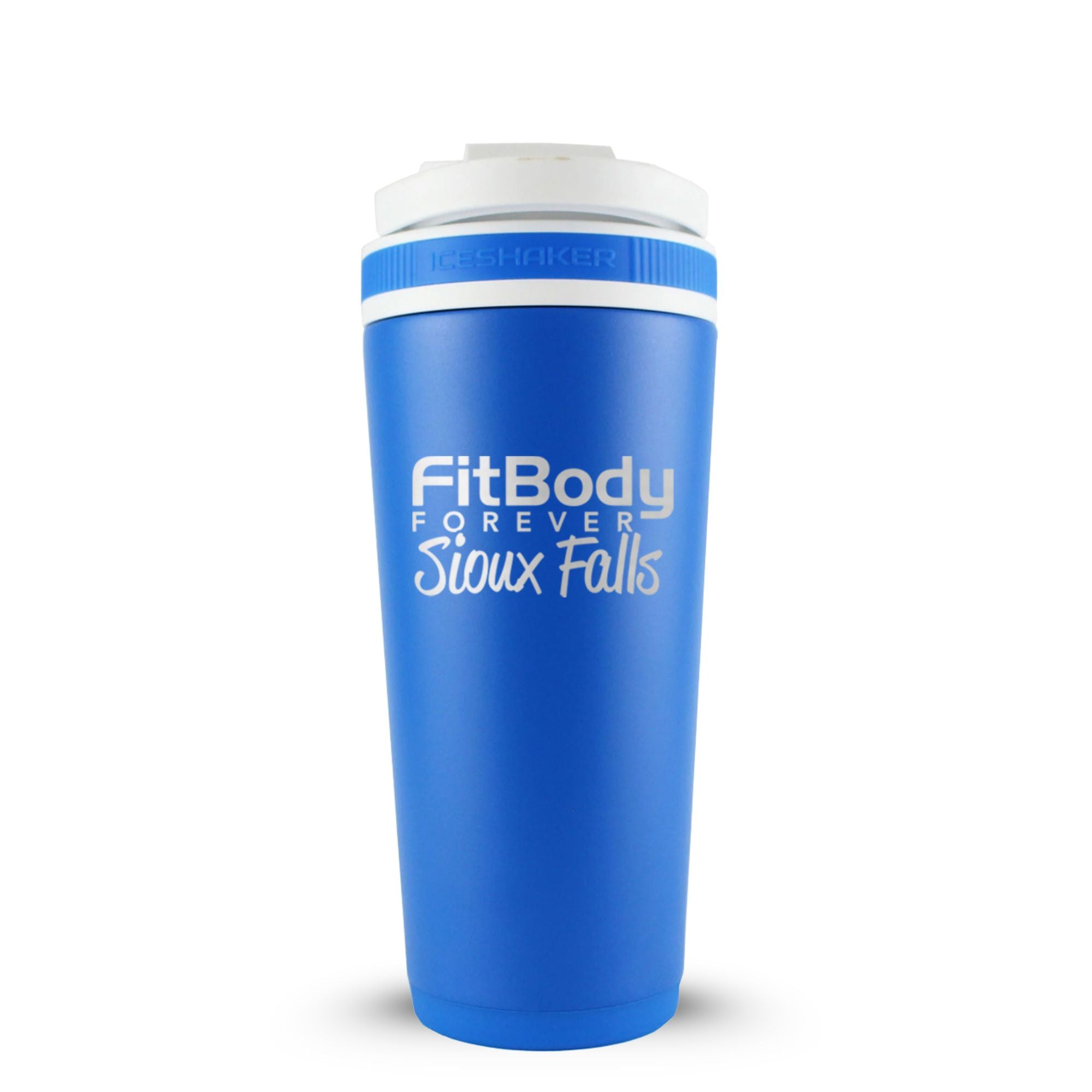 CUSTOM Sioux Falls Fit Body Forever 26oz Ice Shaker - Royal Blue