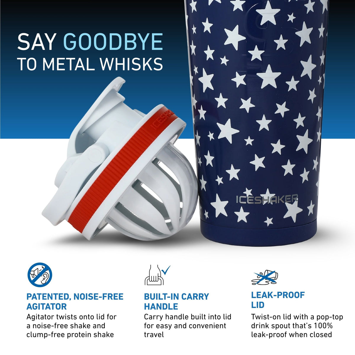 26oz Ice Shaker - Star Spangled