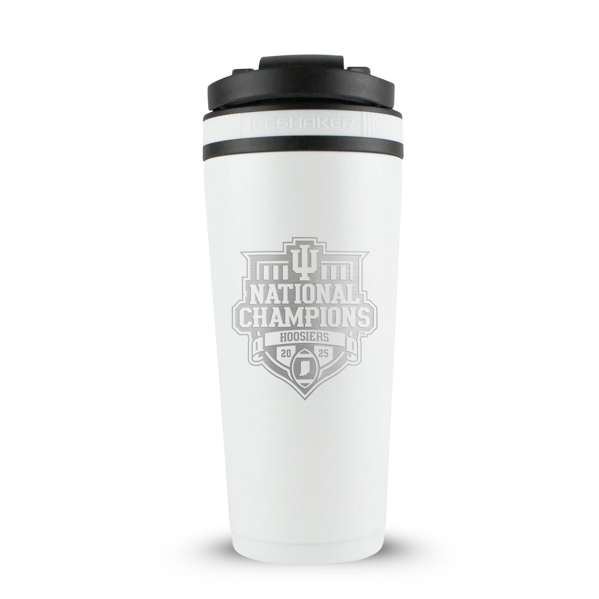 Official NCAA 2025 Indiana Hoosiers National Football Champions 26oz Ice Shaker