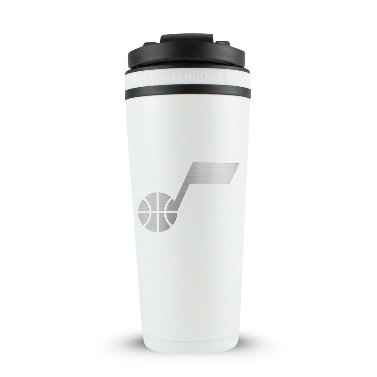 Officially Licensed Utah Jazz 26oz Ice Shaker - White