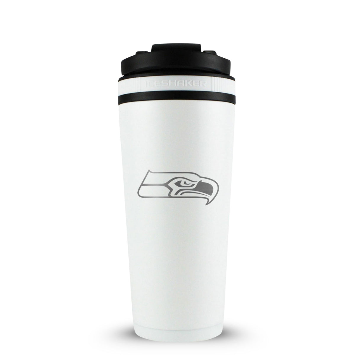 Officially Licensed Seattle Seahawks 26oz Ice Shaker - White