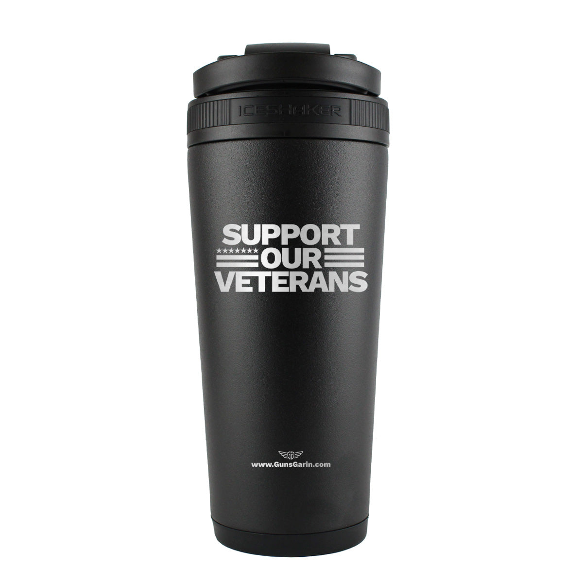 Guns Garin Support Our Veterans Custom 26oz Ice Shaker