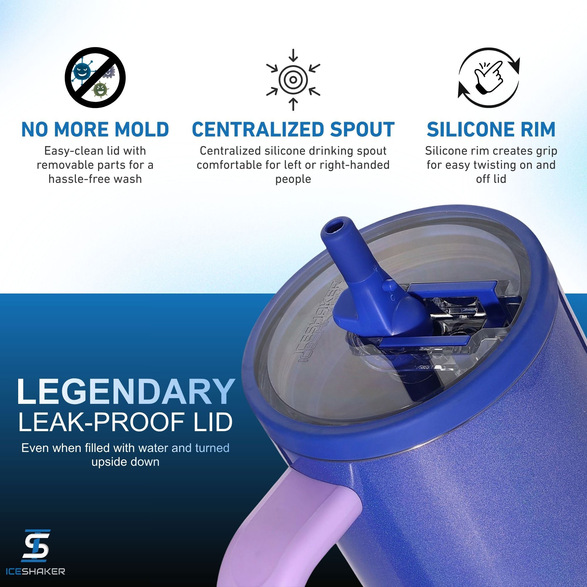 32oz Legend Series Shaker Bottle - Lilac Dreaming