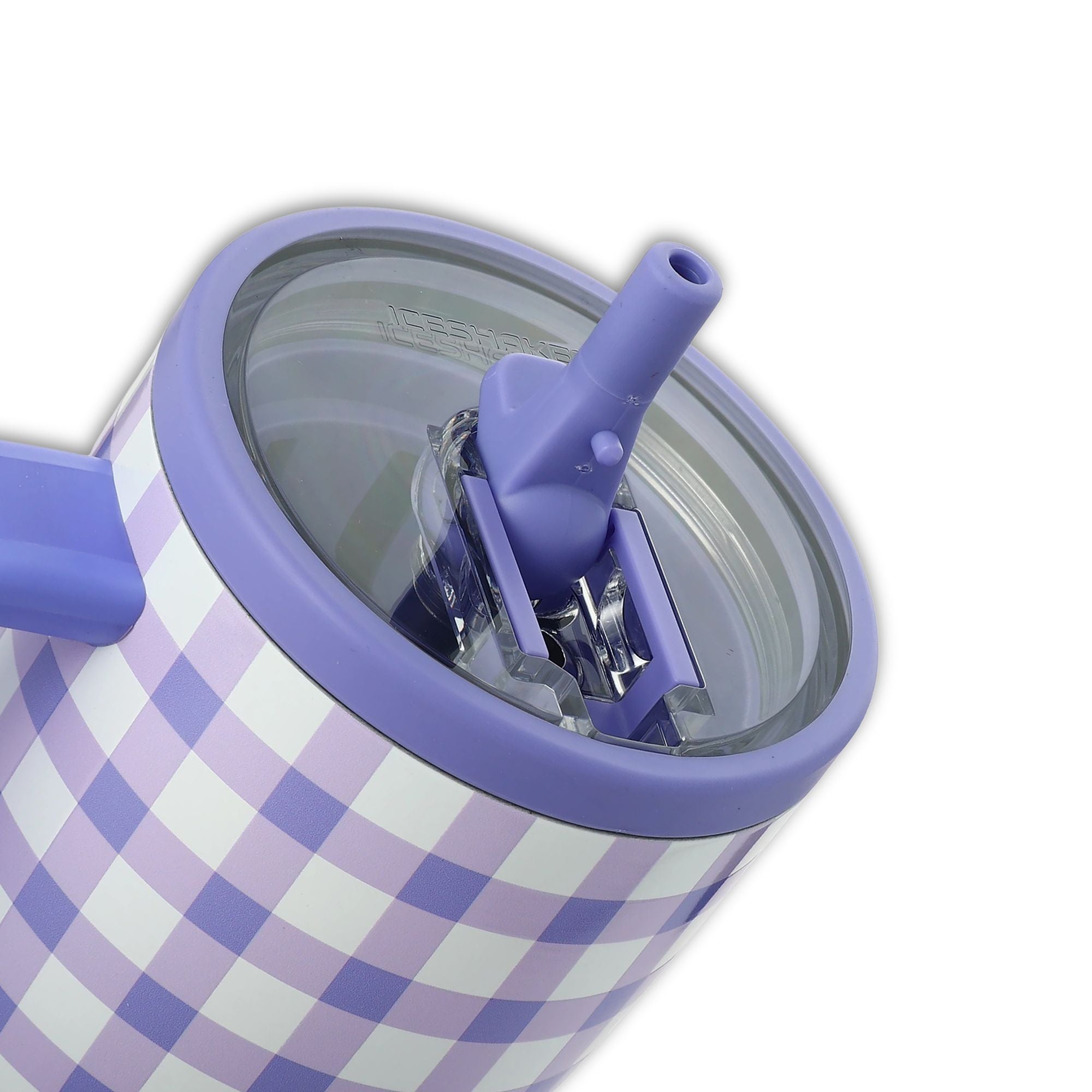 32oz Legend Series Shaker Bottle - Purple Gingham