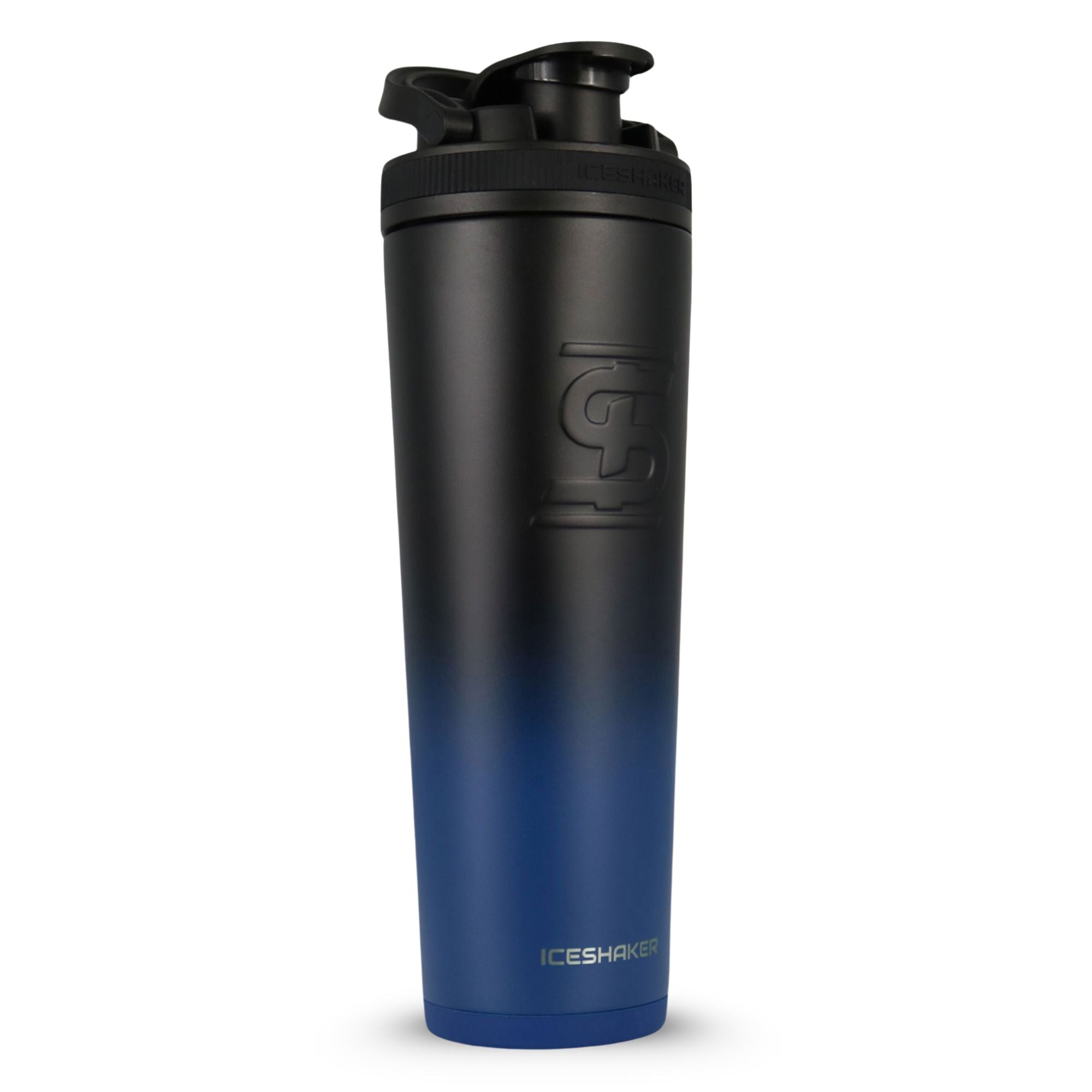 CUSTOM Sports Logo 32oz Ice Shaker - Navy Black Ombre
