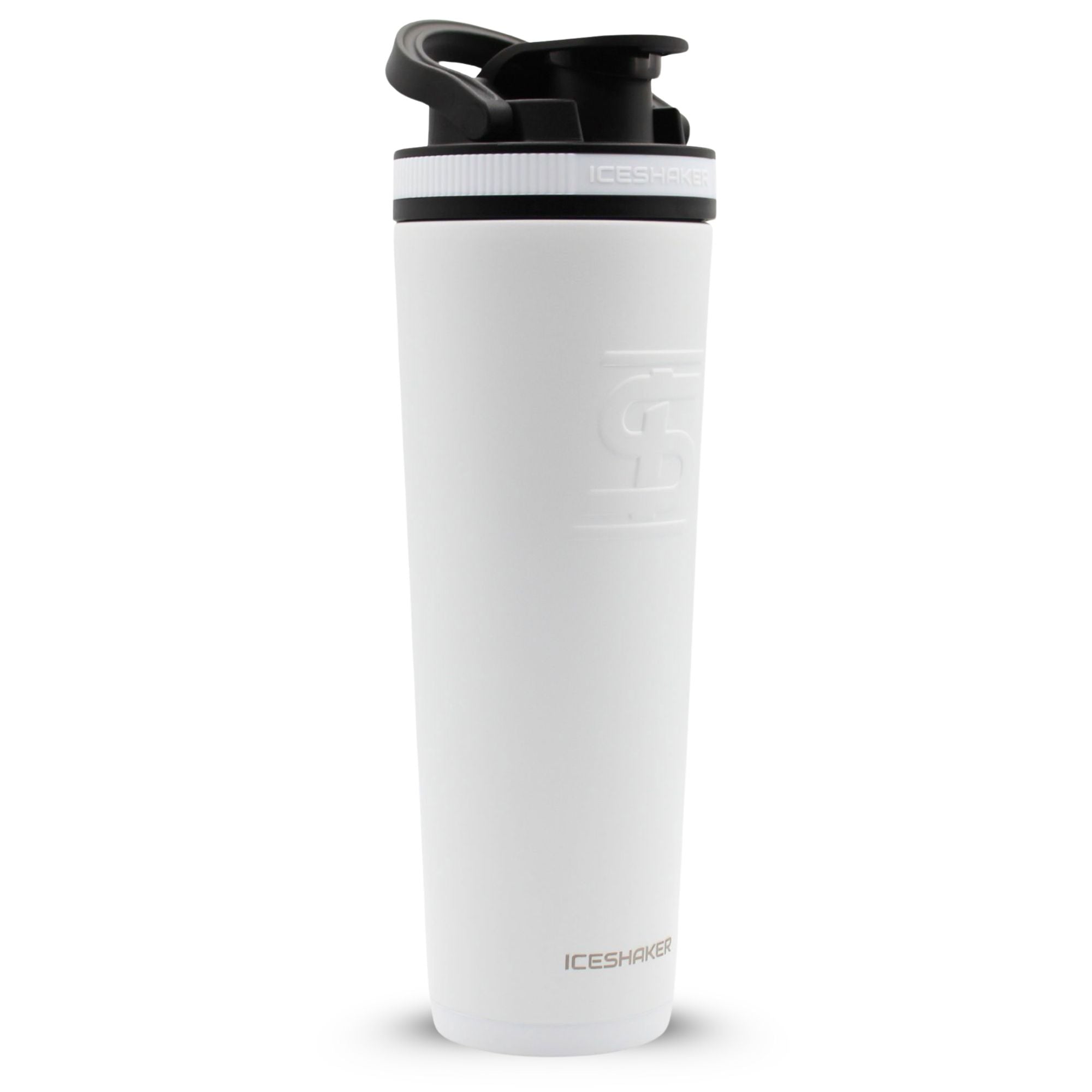 CUSTOM Sports Logo 32oz Ice Shaker - White