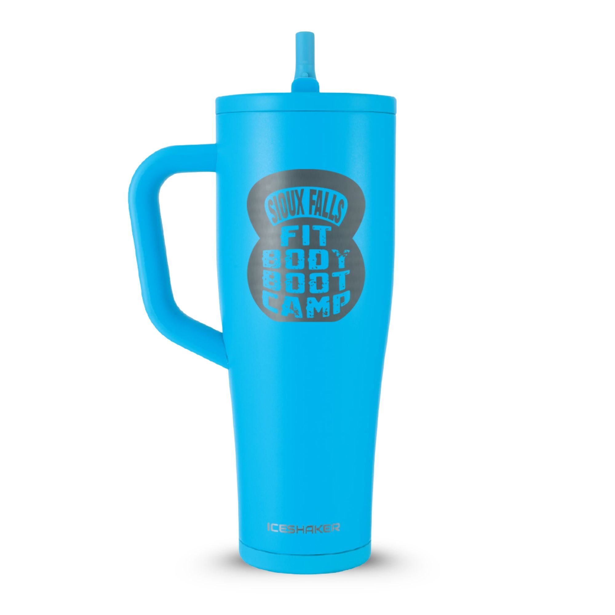 CUSTOM Sioux Falls Fit Body Boot Camp Kettlebell 40oz Legend Tumbler - Caribbean Blue