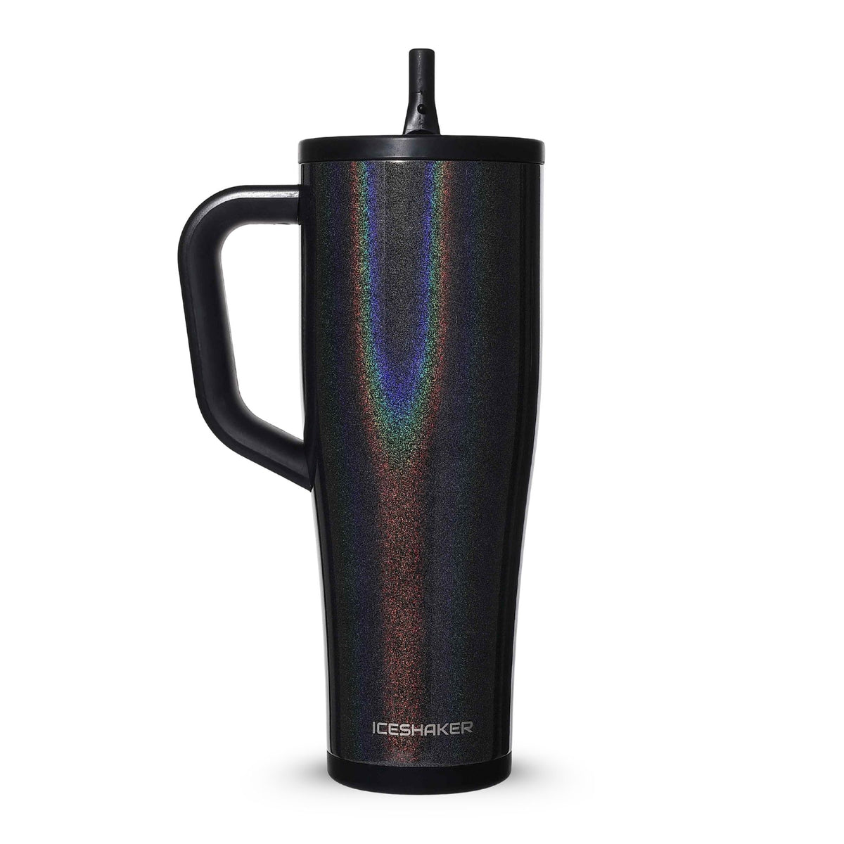 40oz Legend Series Shaker Bottle - Glitter Black
