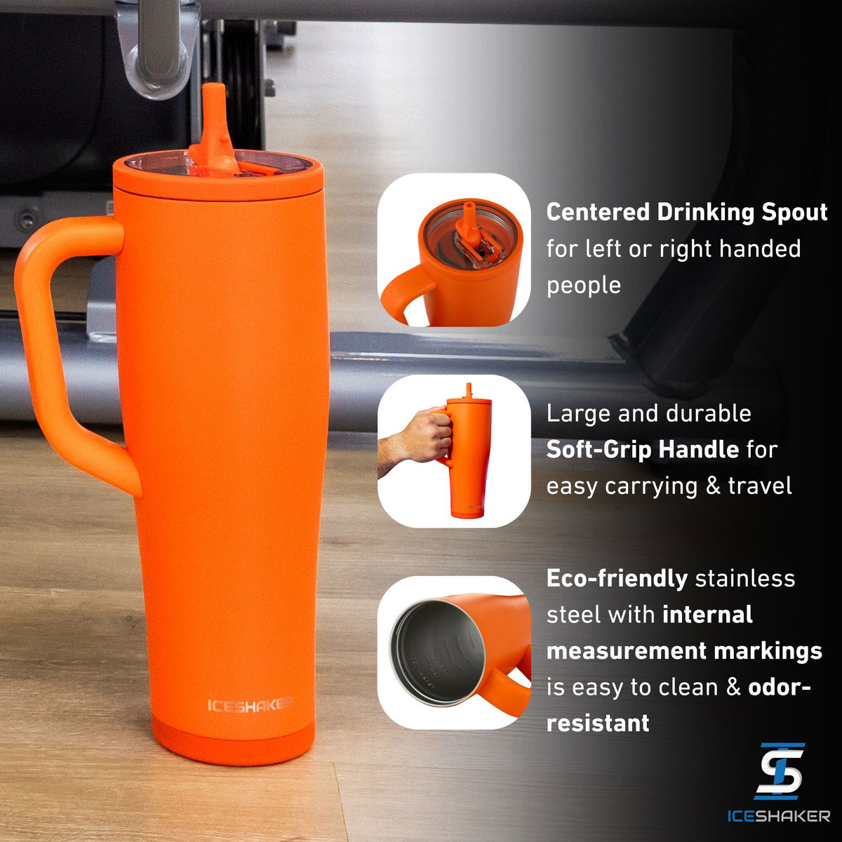 32oz Legend Series Shaker Bottle - Orange