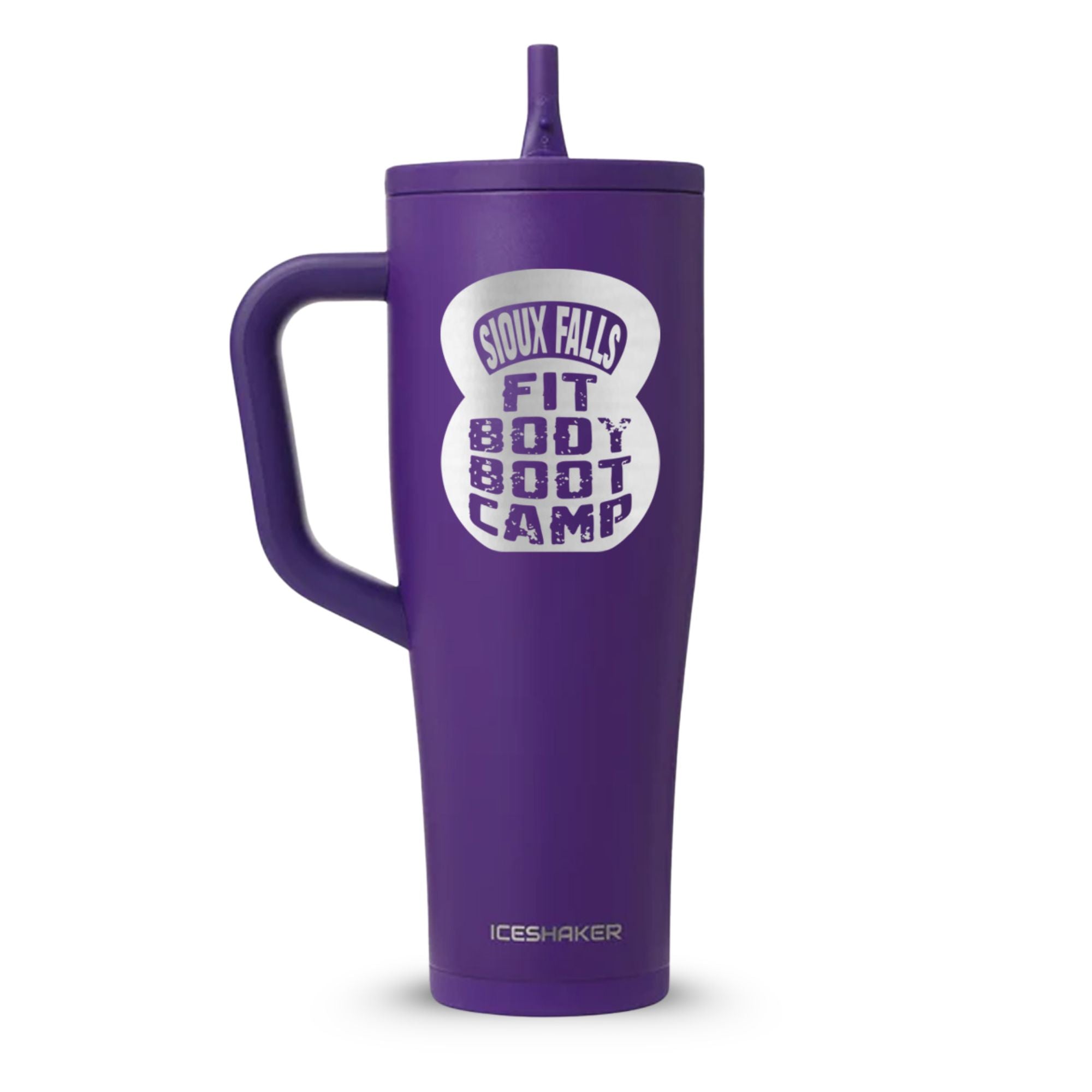 CUSTOM Sioux Falls Fit Body Boot Camp Kettlebell 40oz Legend Tumbler - Purple