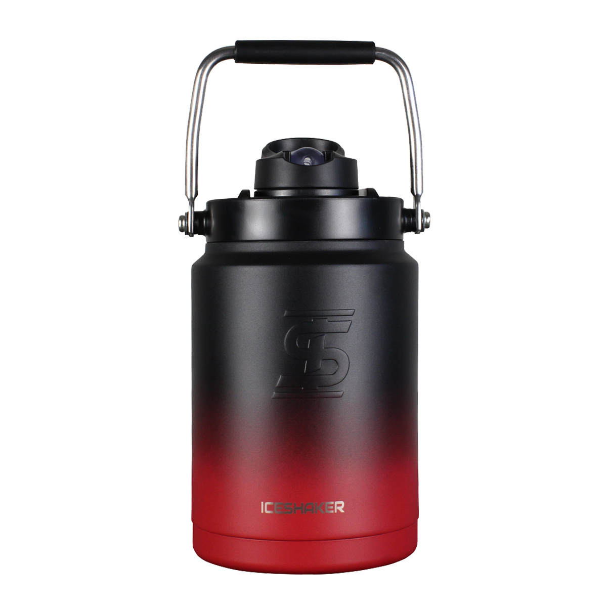 CUSTOM Half Gallon Jug - Red Black Ombre
