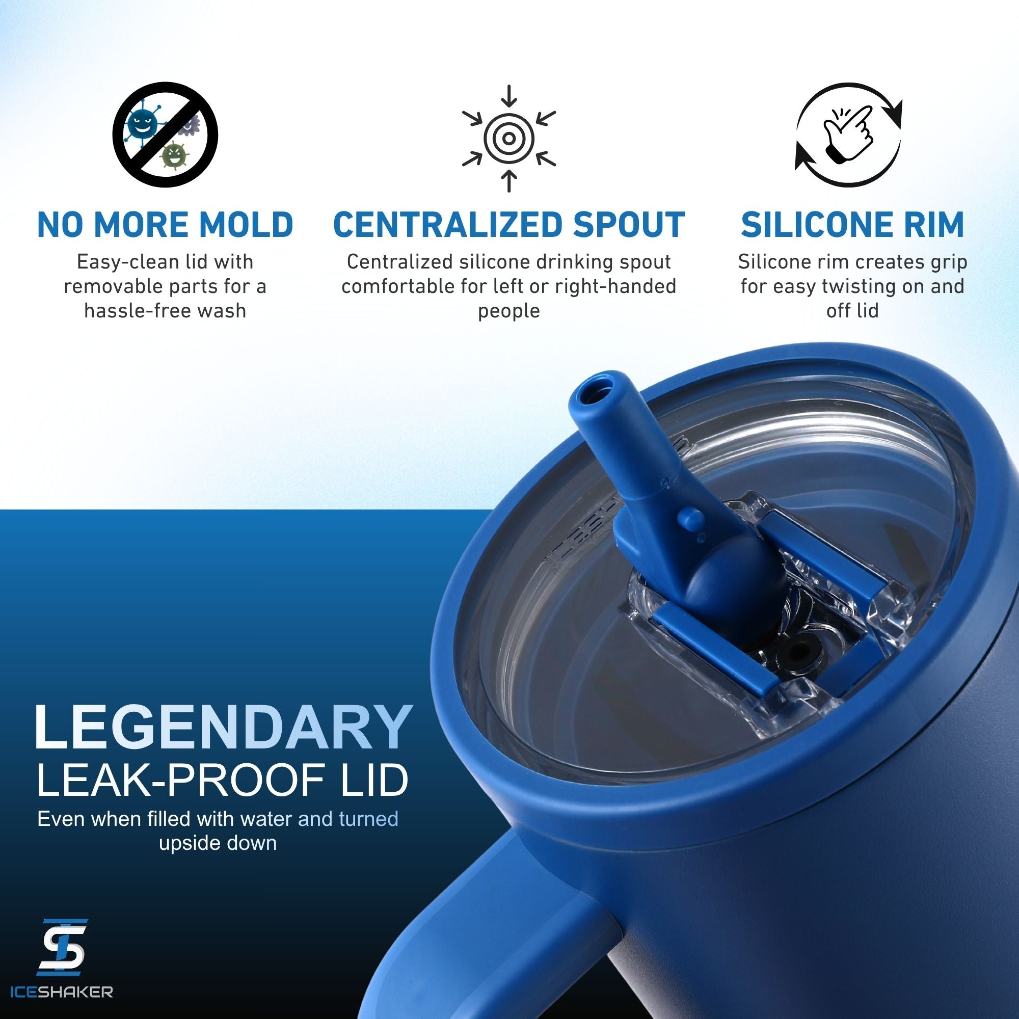 32oz Legend Series Shaker Bottle - Navy