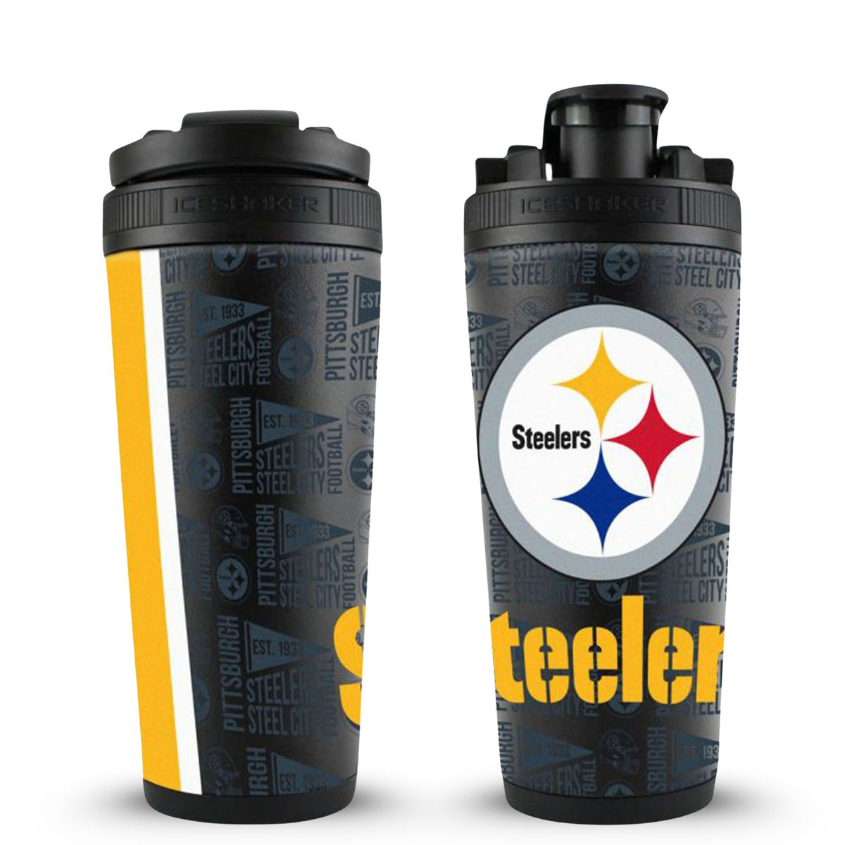 Officially Licensed Pittsburgh Steelers 26oz Ice Shaker