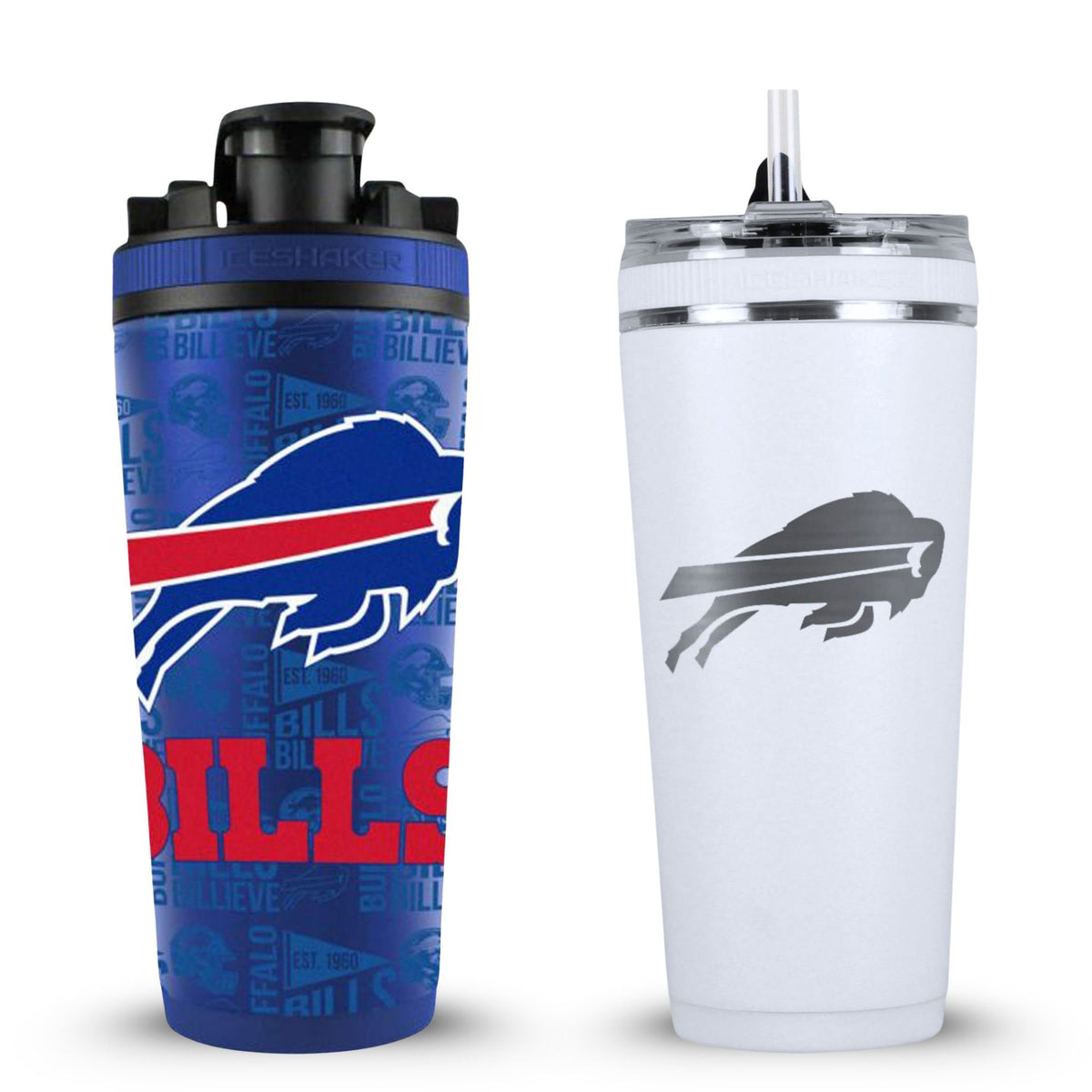 Buffalo Bills 4D Shaker & Flex Bottle Bundle