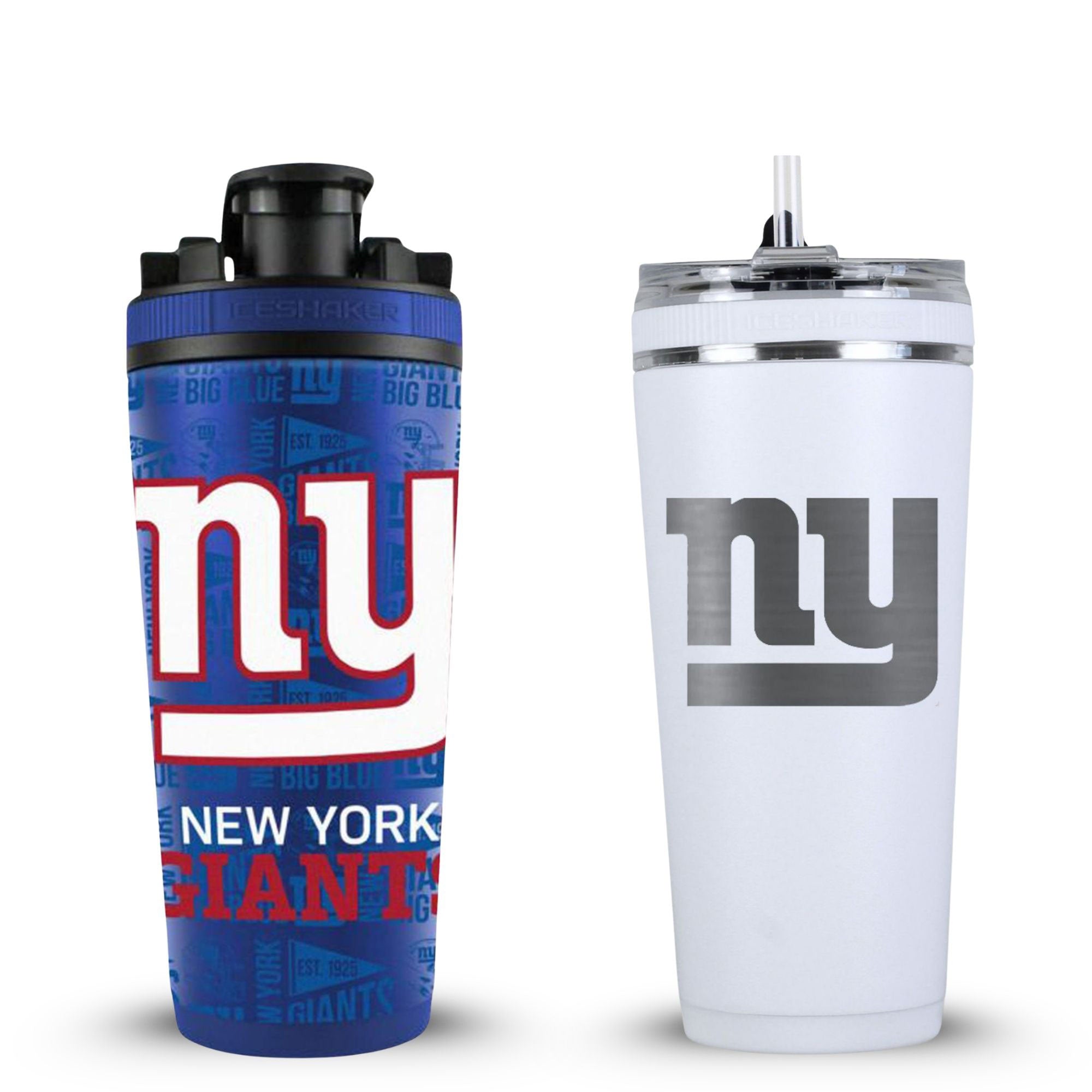 New York Giants 4D Shaker & Flex Bottle Bundle
