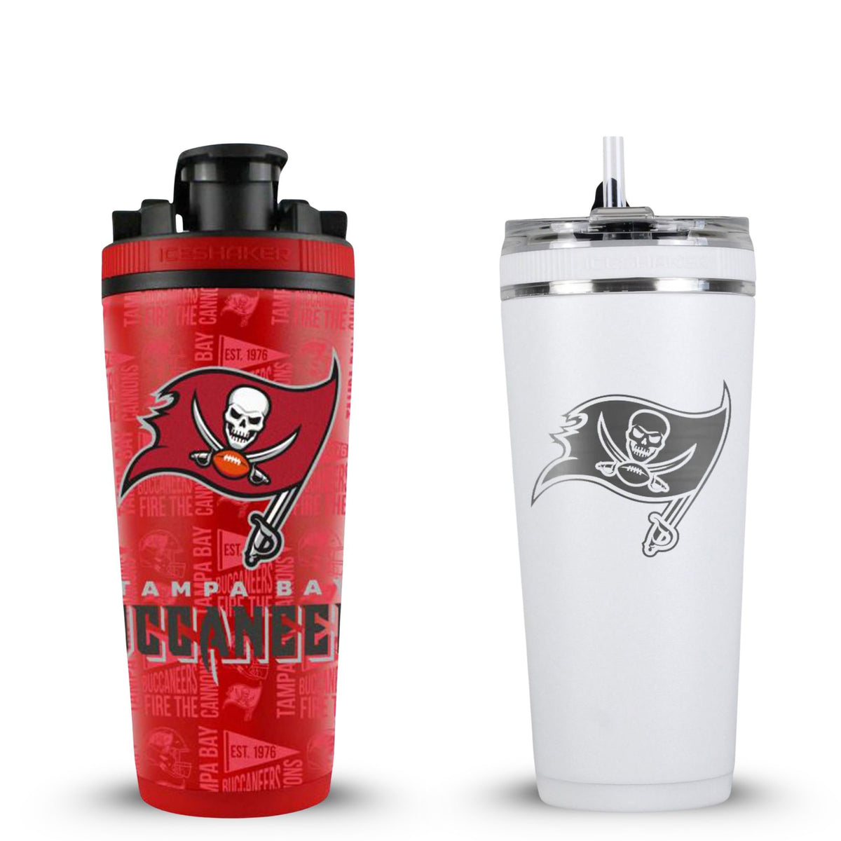 Tampa Bay Buccaneers 4D Shaker & Flex Bottle Bundle