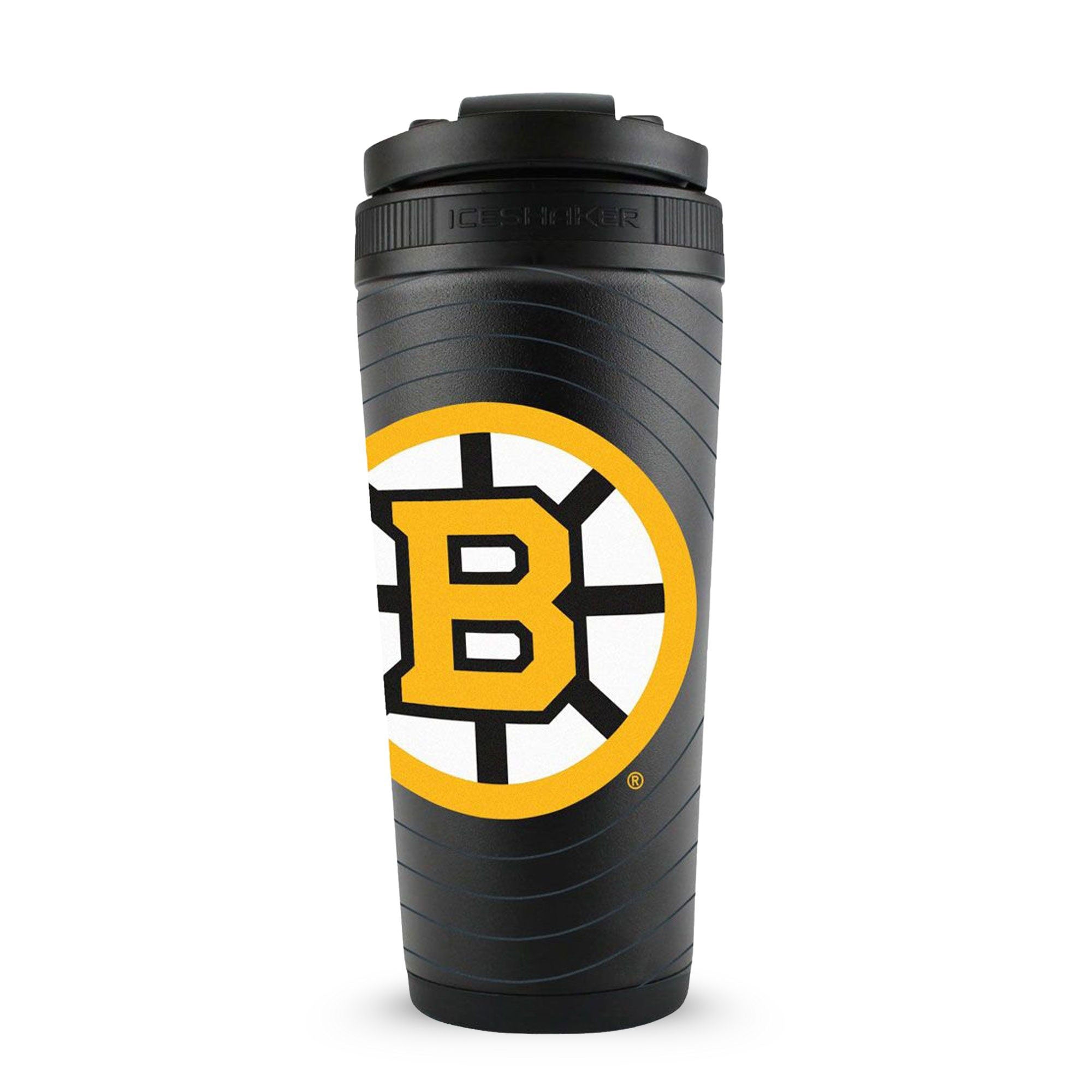 The Back view of the Boston Bruins 4D Sonar Ice Shaker featuring the Boston Bruins logo.