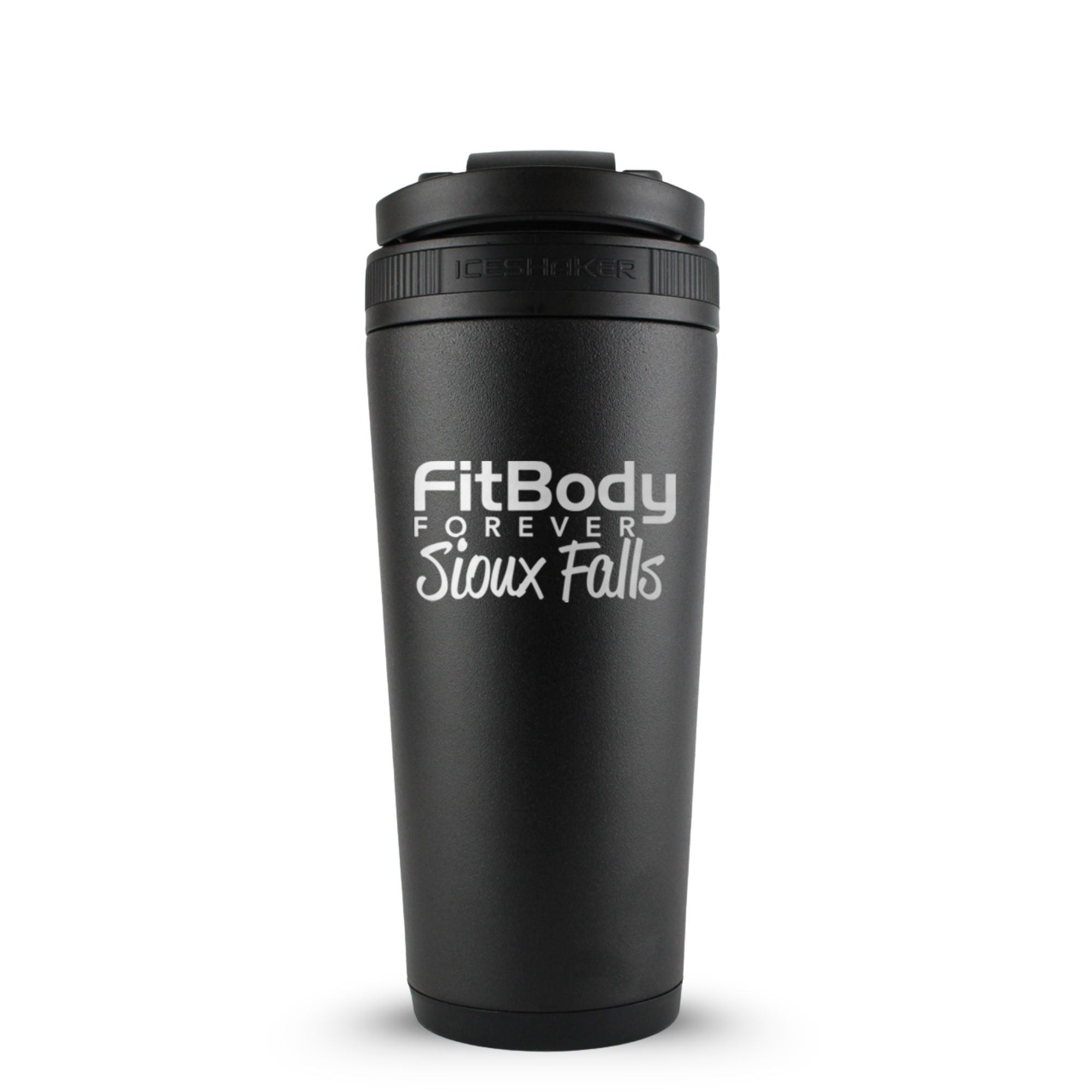 CUSTOM Sioux Falls Fit Body Forever 26oz Ice Shaker - Black
