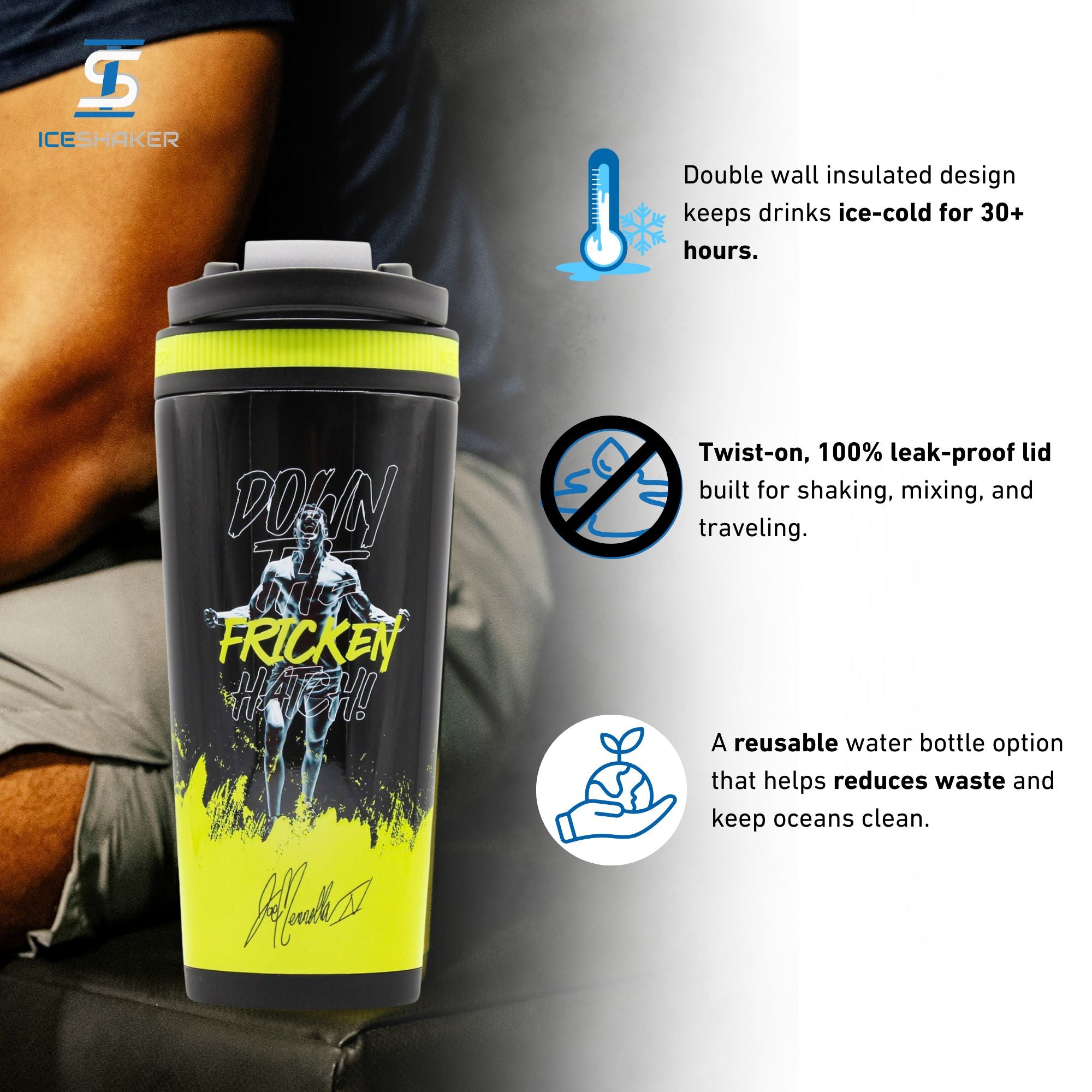 26oz Ice Shaker - Down The Hatch