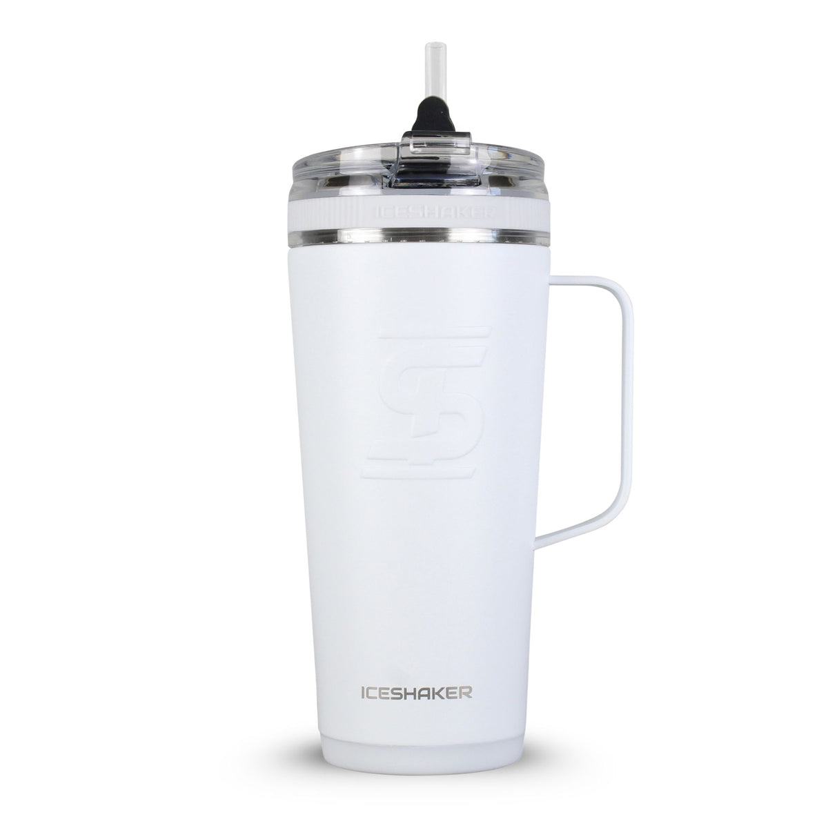 26oz Flex Bottle with Handle - White