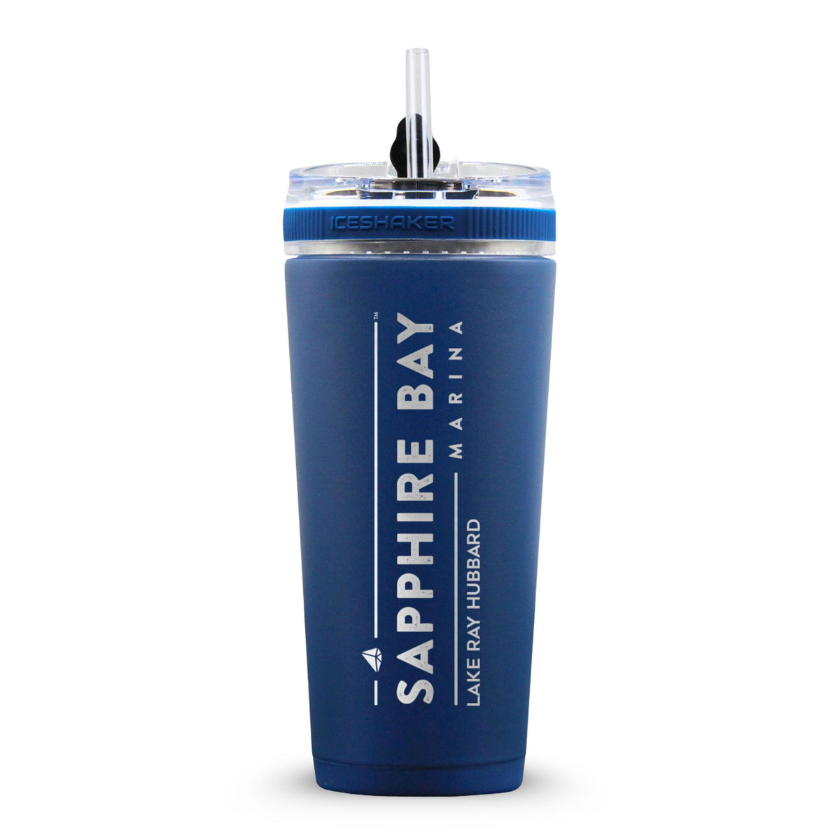 Sapphire Bay Marina Custom 26oz Flex Bottles