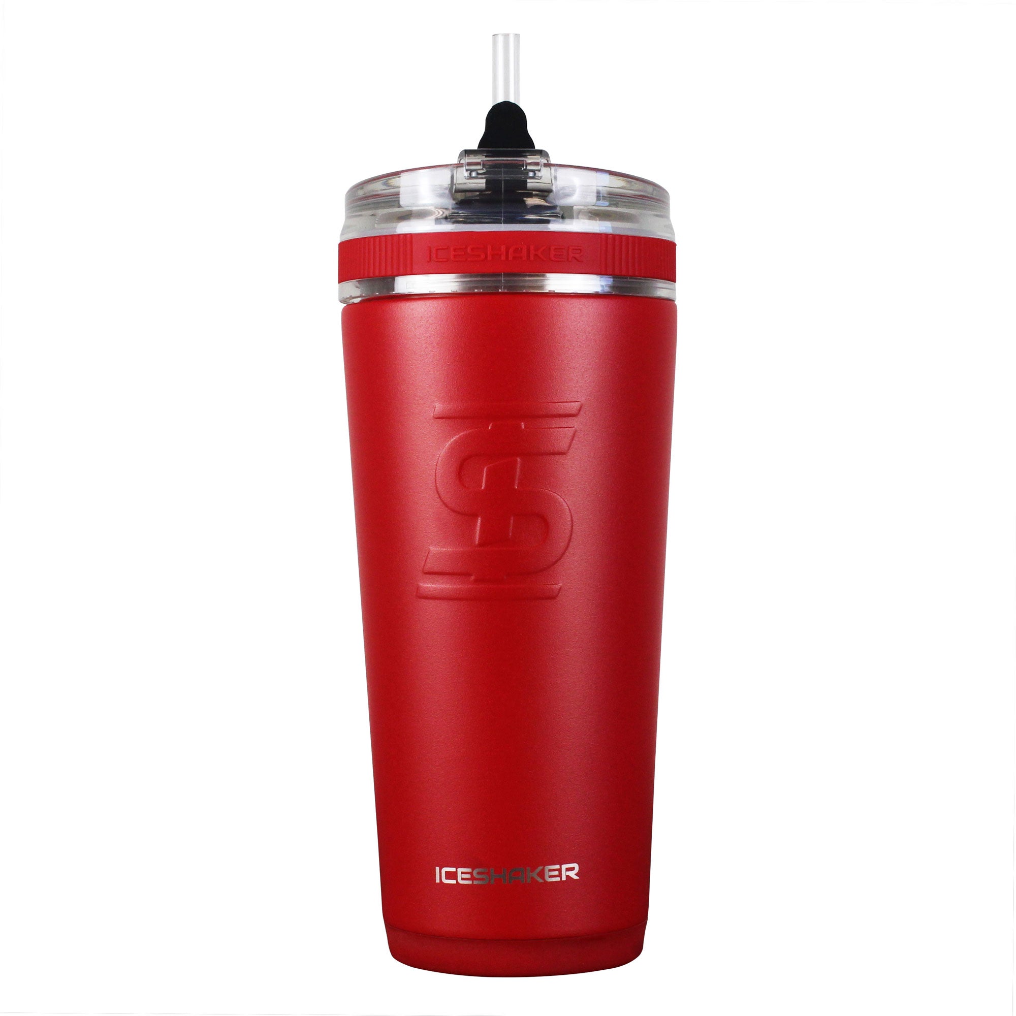 8x8 Custom 26oz Flex Bottle - Red
