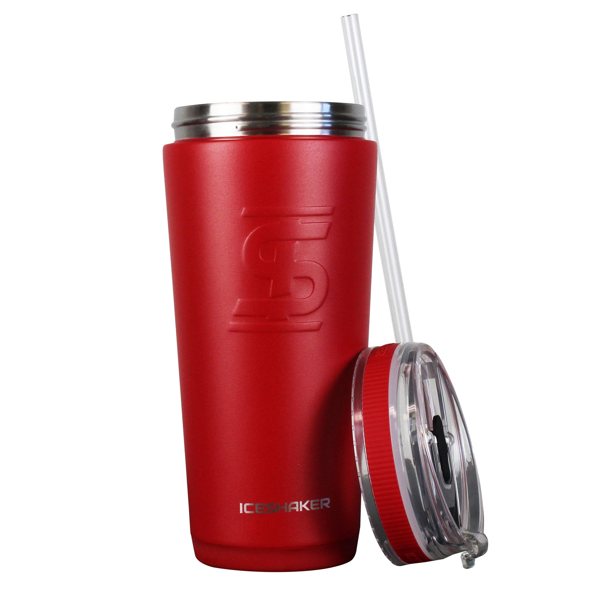 8x8 Custom 26oz Flex Bottle - Red