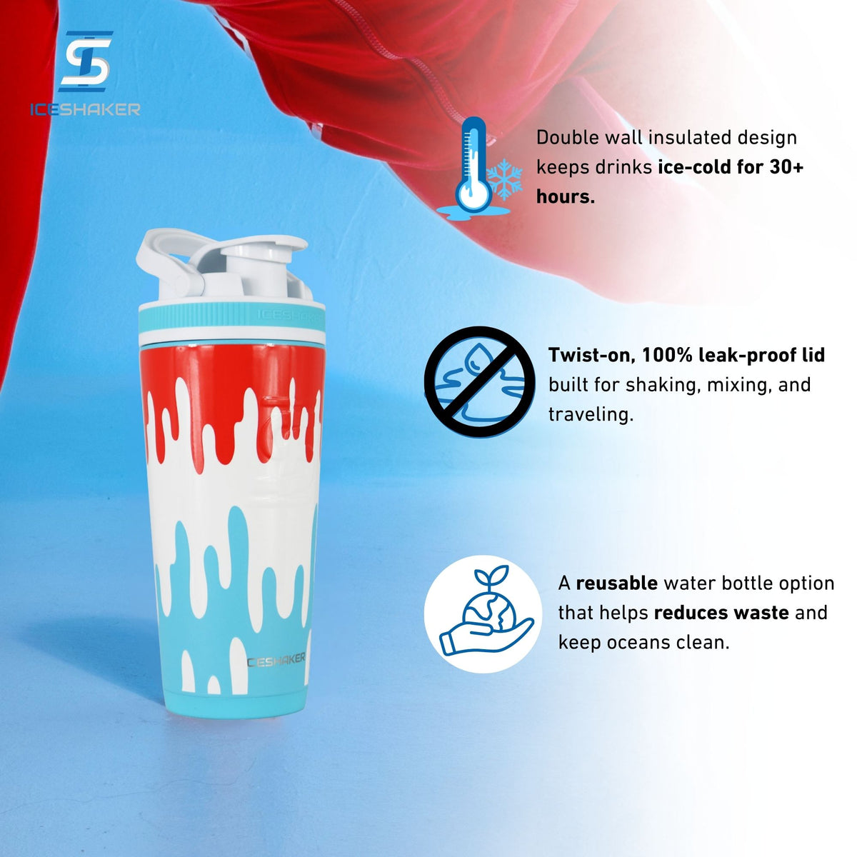 26oz Ice Shaker - Freeze Pop