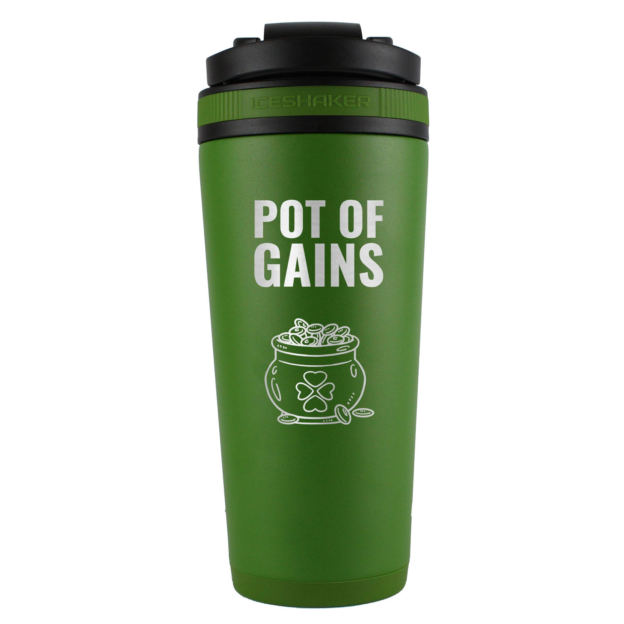 St. Patrick's Day Pot-O-Gains 26oz Ice Shaker