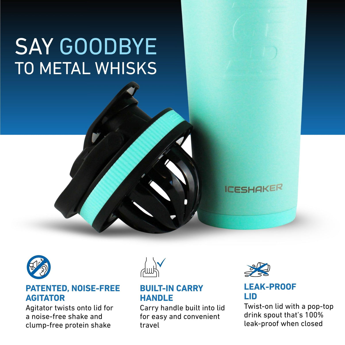26oz Ice Shaker - Mint
