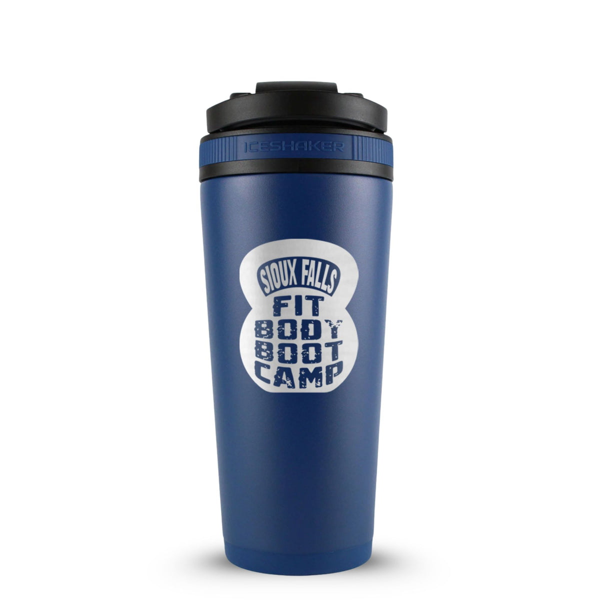 Custom Sioux Falls Fit Body Boot Camp Kettlebell 26oz Ice Shakers