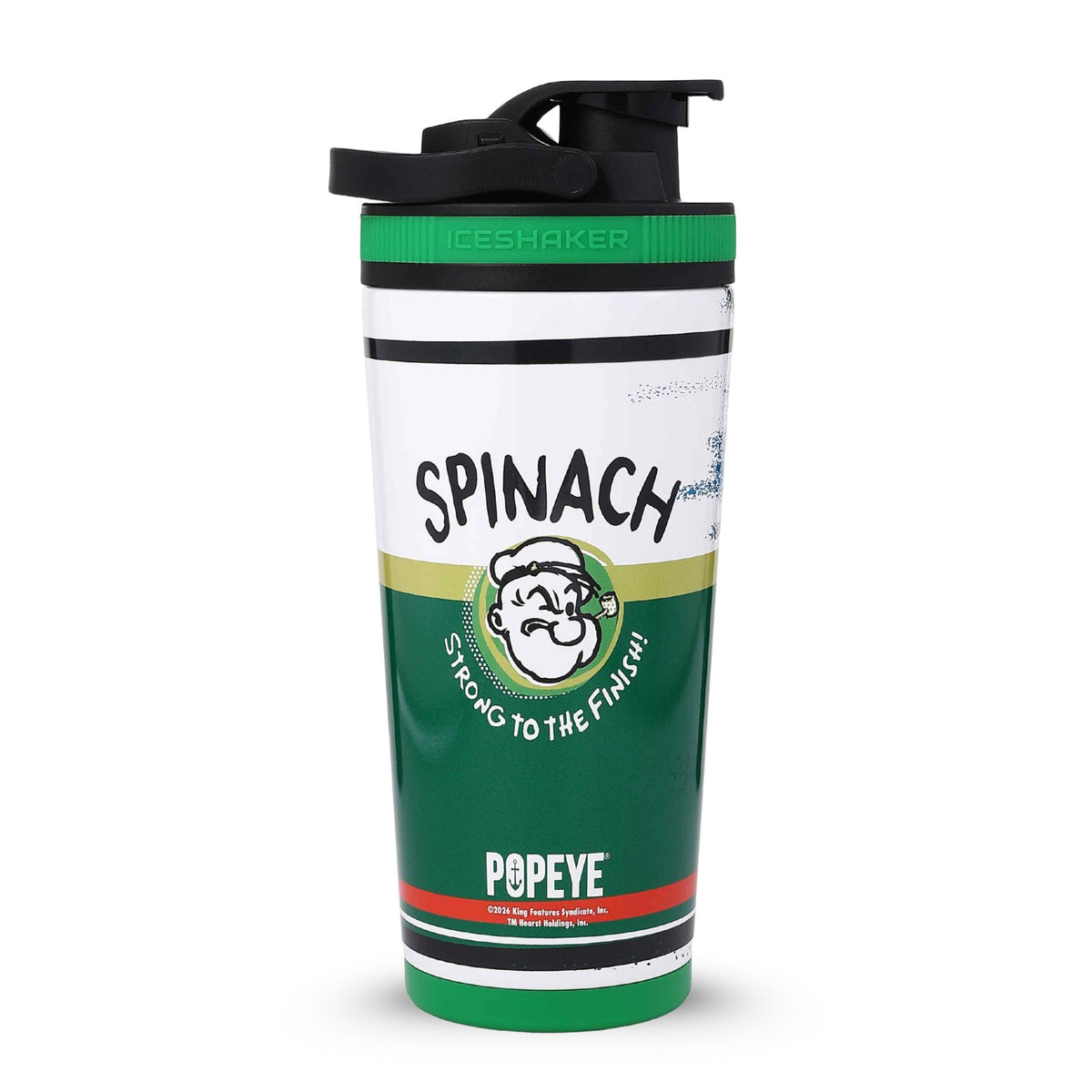 Popeye The Sailor Series 4D 26oz Ice Shaker - Popeye's Spinach