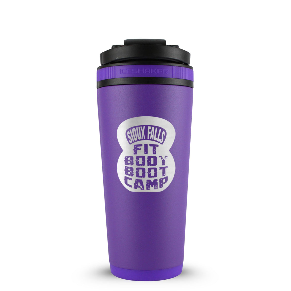 Custom Sioux Falls Fit Body Boot Camp Kettlebell 26oz Ice Shakers