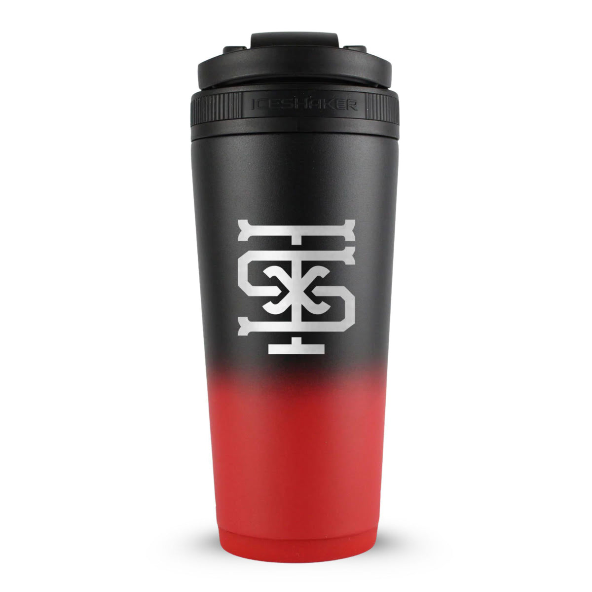 CUSTOM Texas Sandlot 26oz Ice Shaker - Red Black Ombre